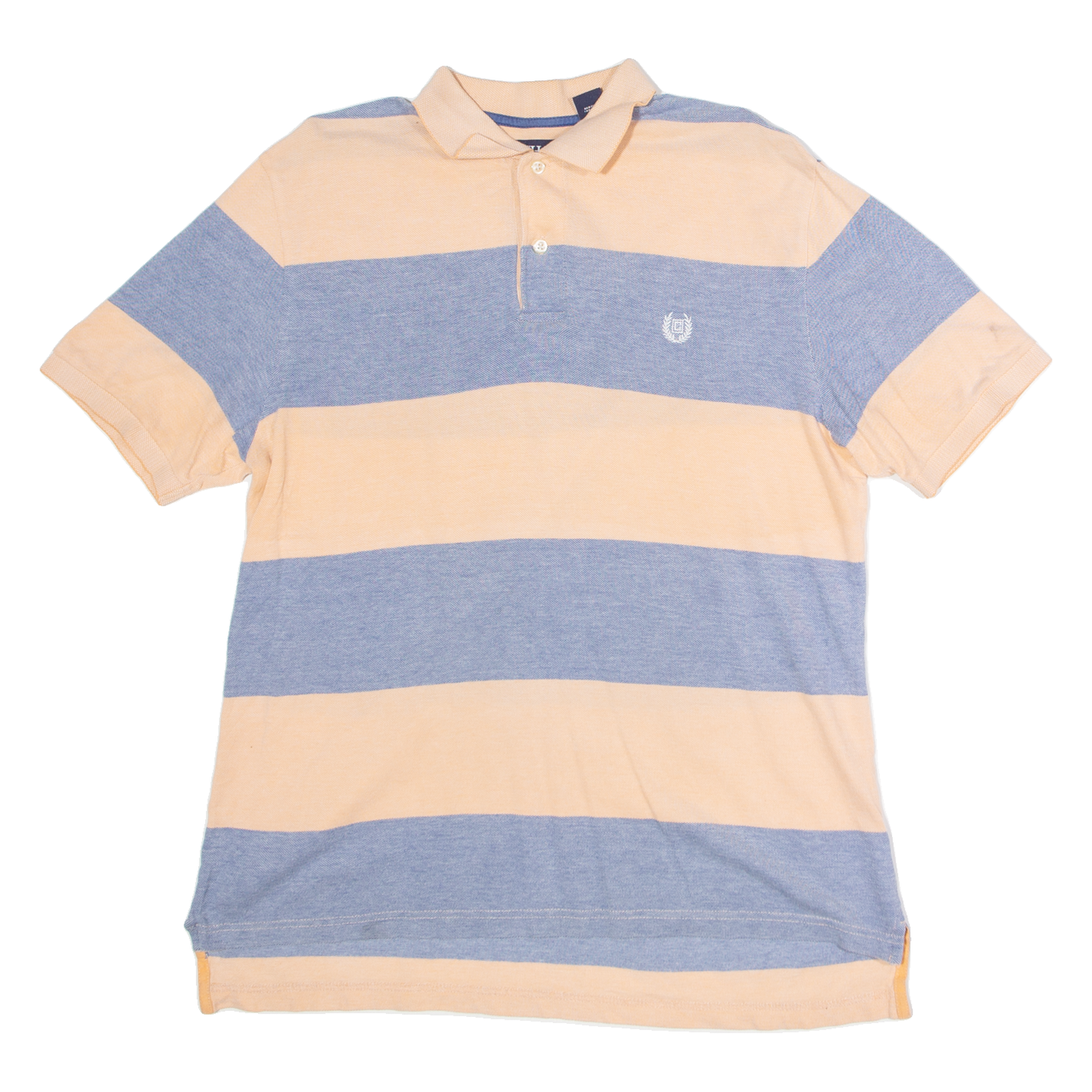 CHAPS Mens Polo Shirt Pink Striped M Refurbished - N/A refurbished available on Cerqular
