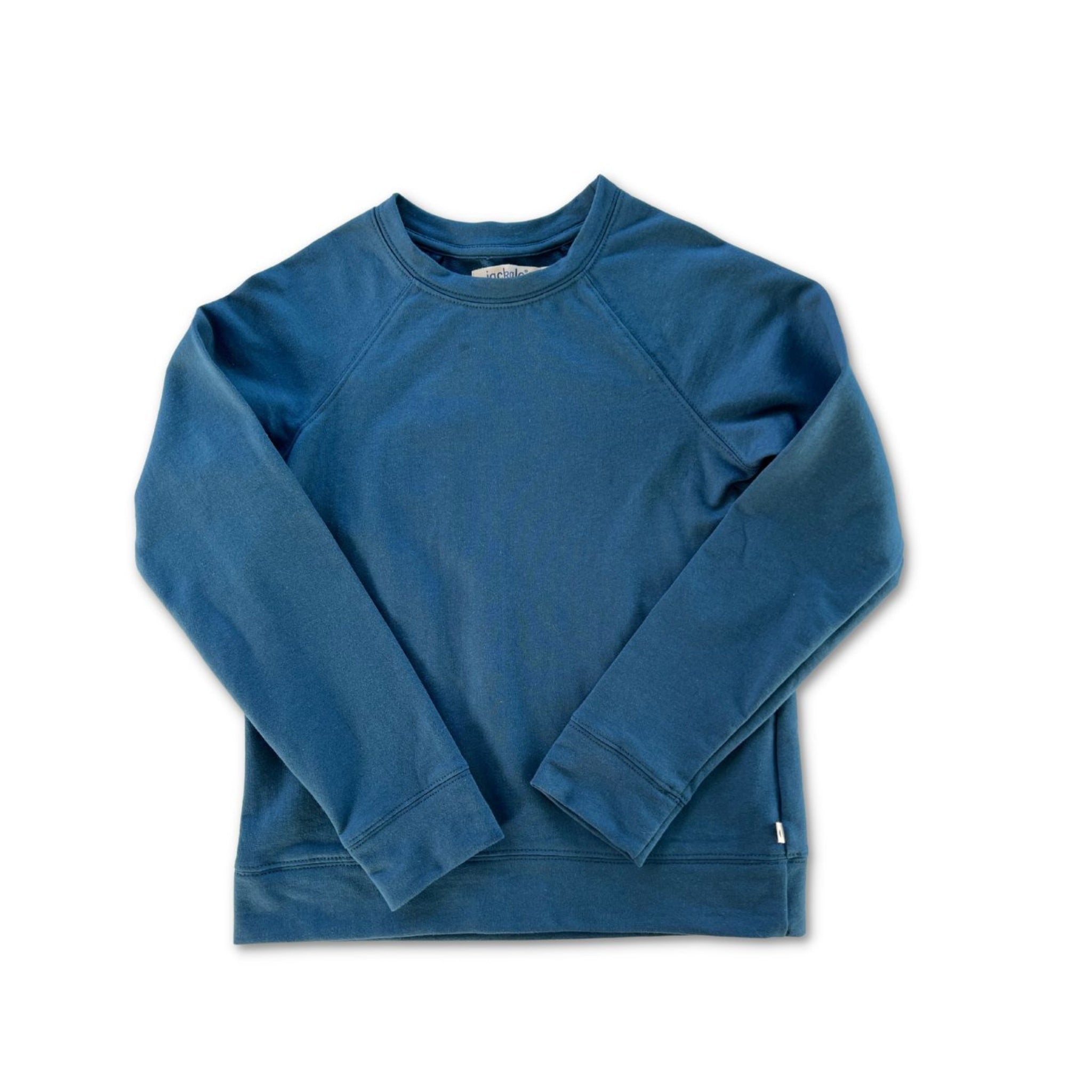 Stevie Raglan Sweatshirt - Peacock Blue | Size: 4 y Refurbished - N/A refurbished available on Cerqular