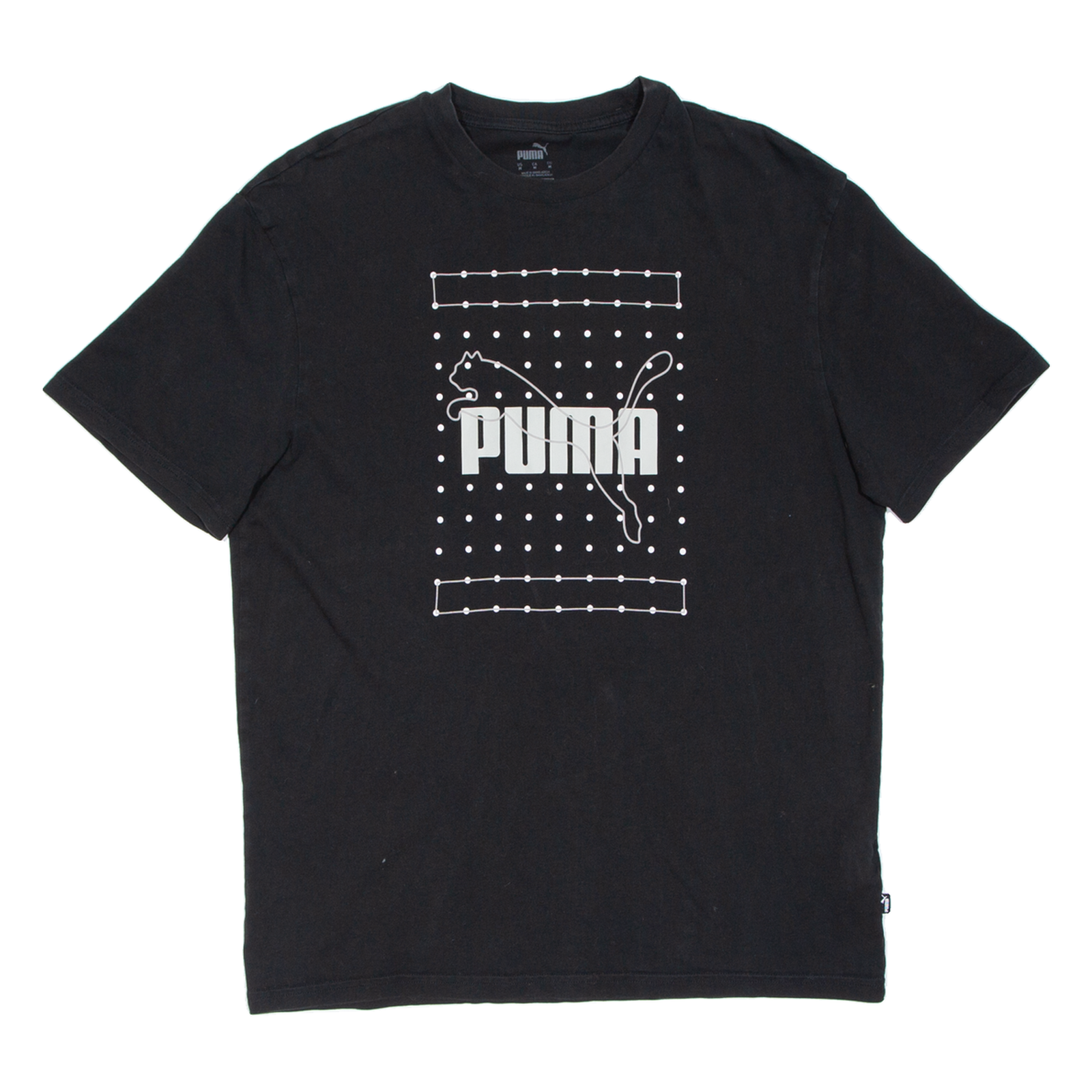 PUMA Mens T-Shirt Black M Refurbished - N/A refurbished available on Cerqular