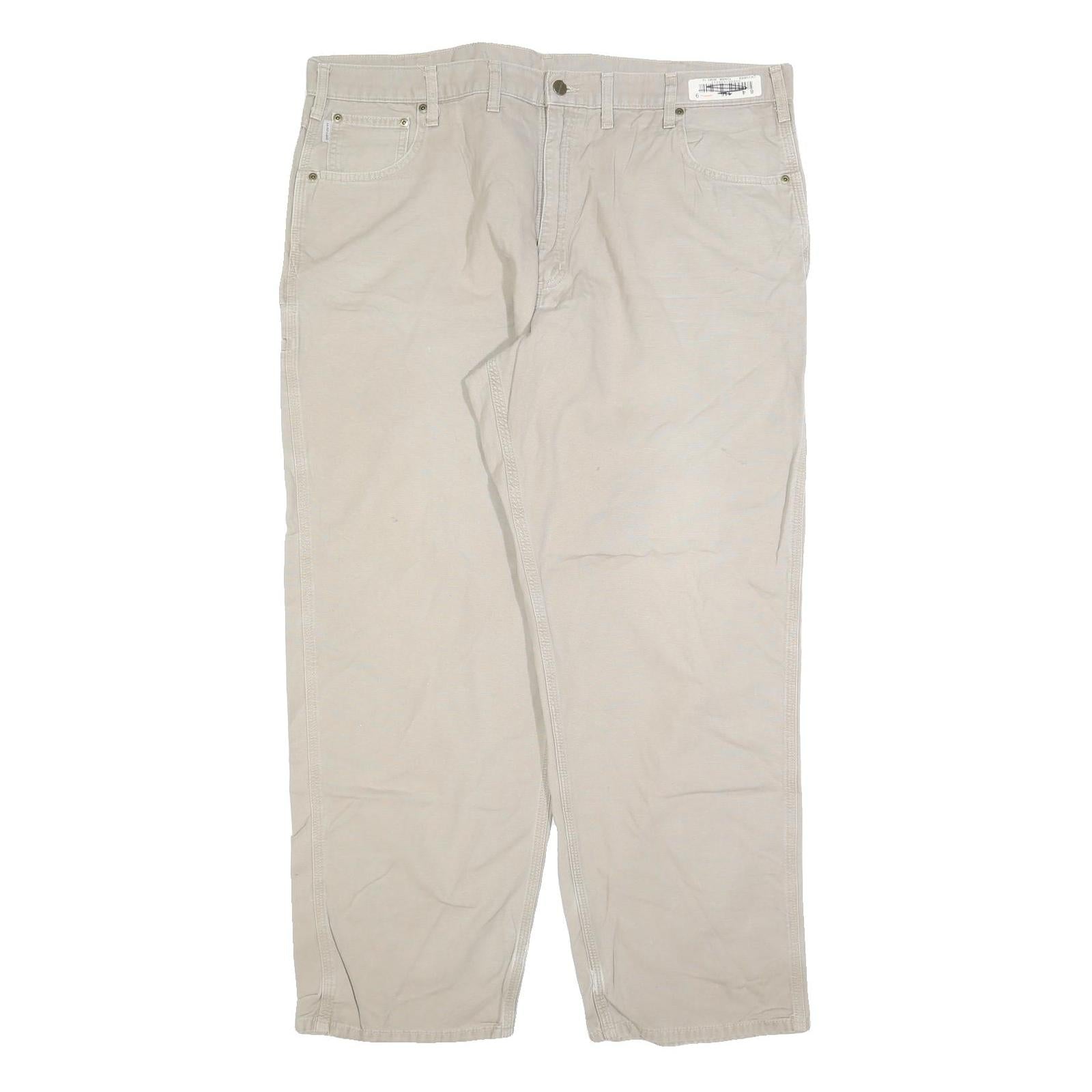 Buy CARHARTT Mens Cotton Blend Beige Loose Straight Trousers W44 L32 Casual Workwear Refurbished - $49.39 CARHARTT Mens Cotton Blend Beige Loose Straight Trousers W44 L32 Casual Workwear Refurbished - N/A refurbished available on Cerqular
