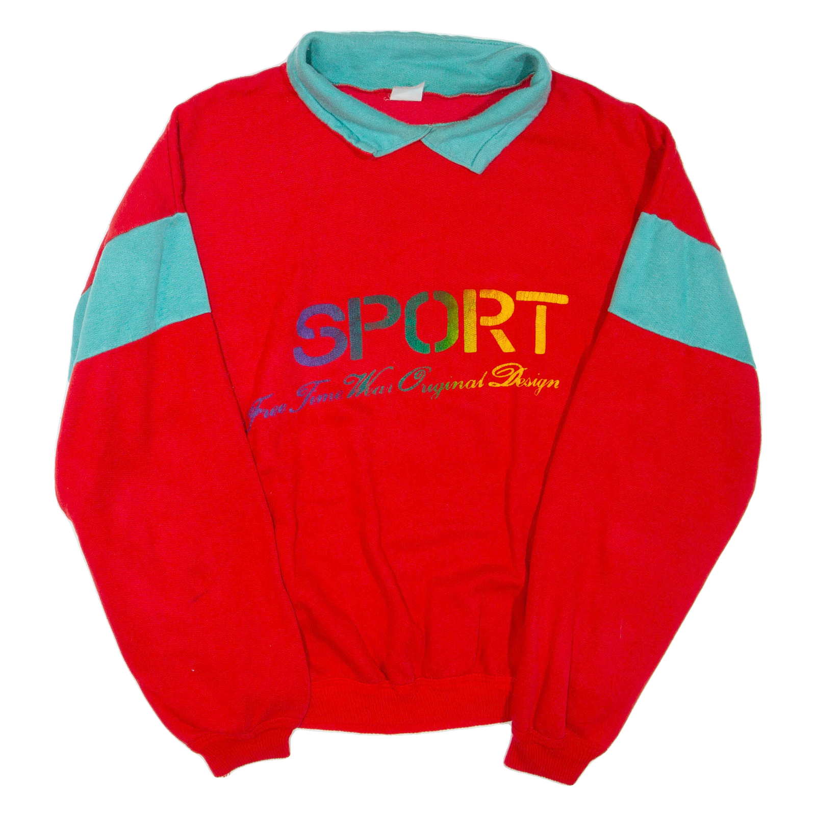 Mens Sweatshirt Red Collared L Refurbished - N/A refurbished available on Cerqular
