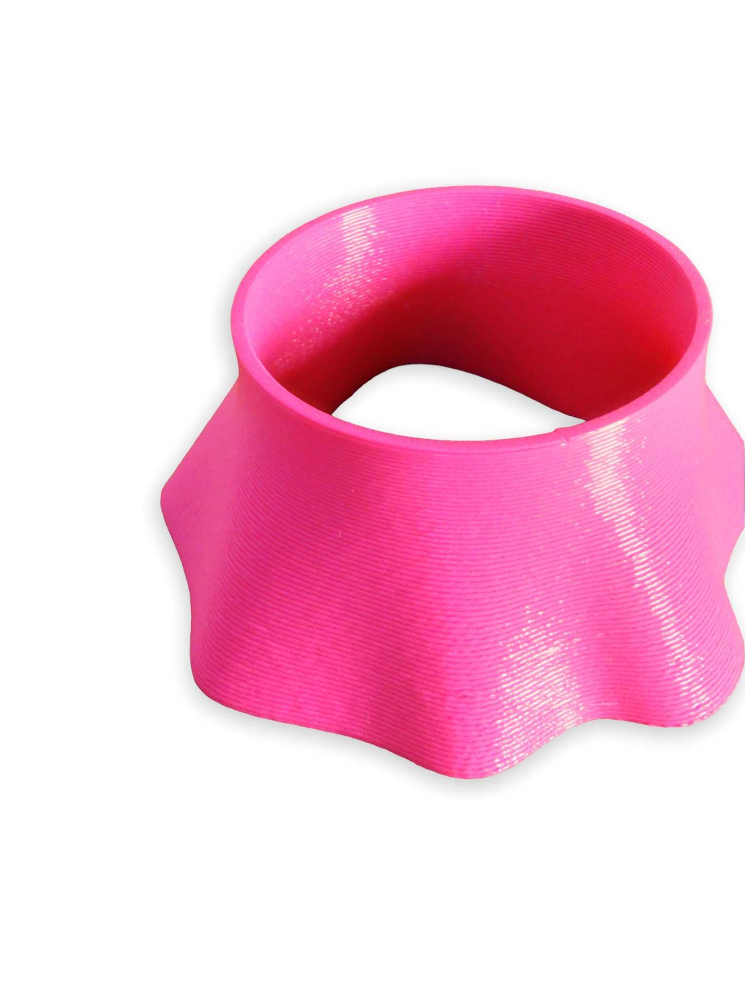 Buy 3D Printed Ruffle Cuff in Pink | Size: O/S Refurbished - $48.40 3D Printed Ruffle Cuff in Pink | Size: O/S Refurbished - N/A (Note: There is no well-known brand by this name refurbished available on Cerqular