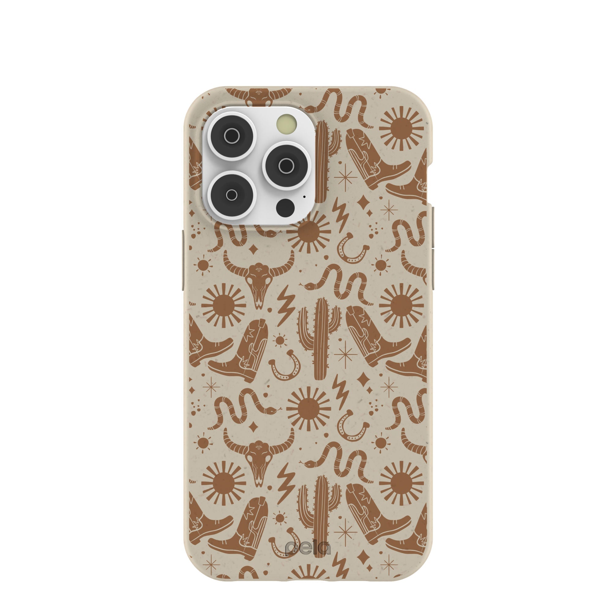 London Fog Wild West iPhone 14 Pro Max Case Refurbished - Pela Case refurbished available on Cerqular