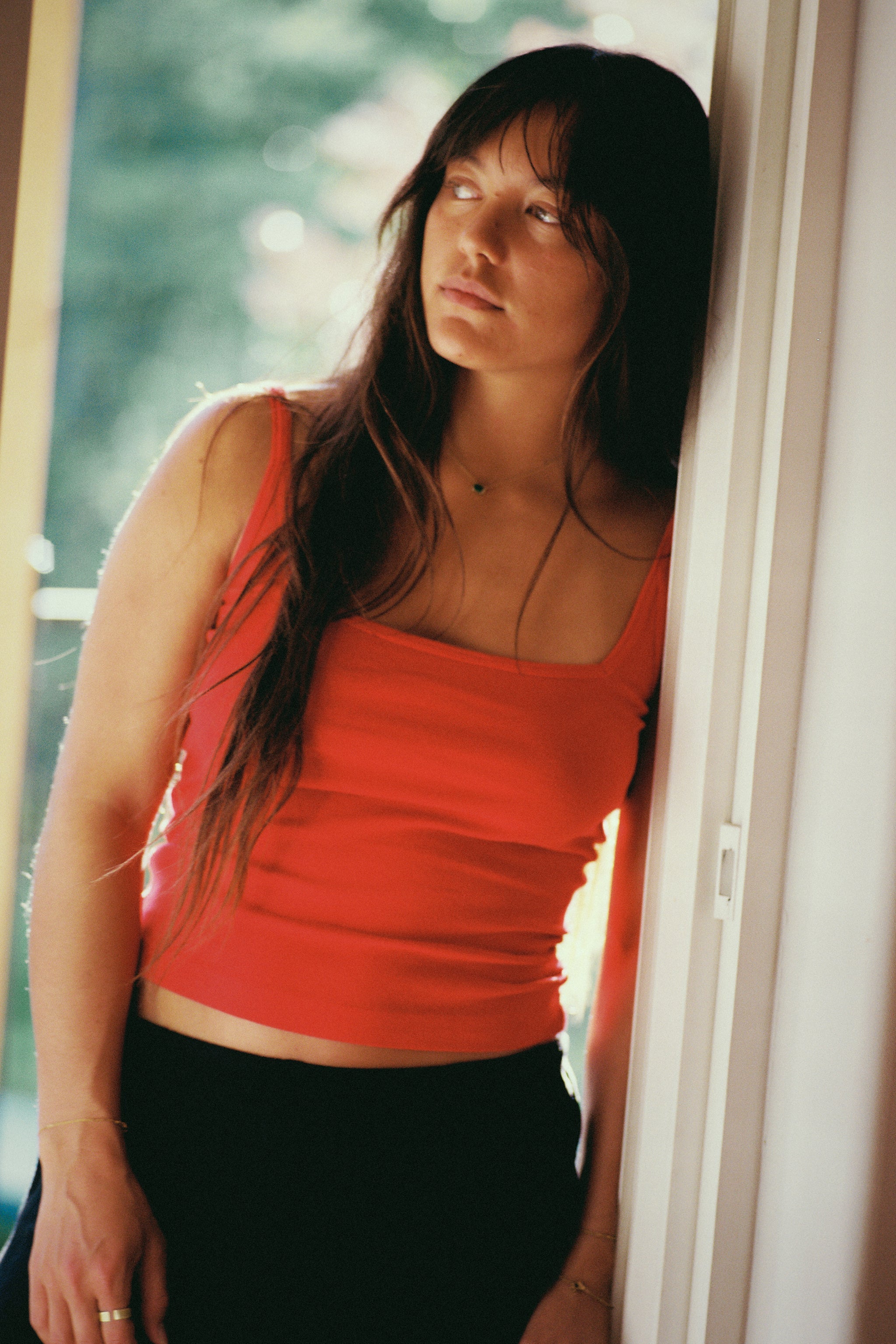 Organic Square Cami | Size: L | Color: Cherry Refurbished - N/A (I could not find a well-known brand with this name refurbished available on Cerqular