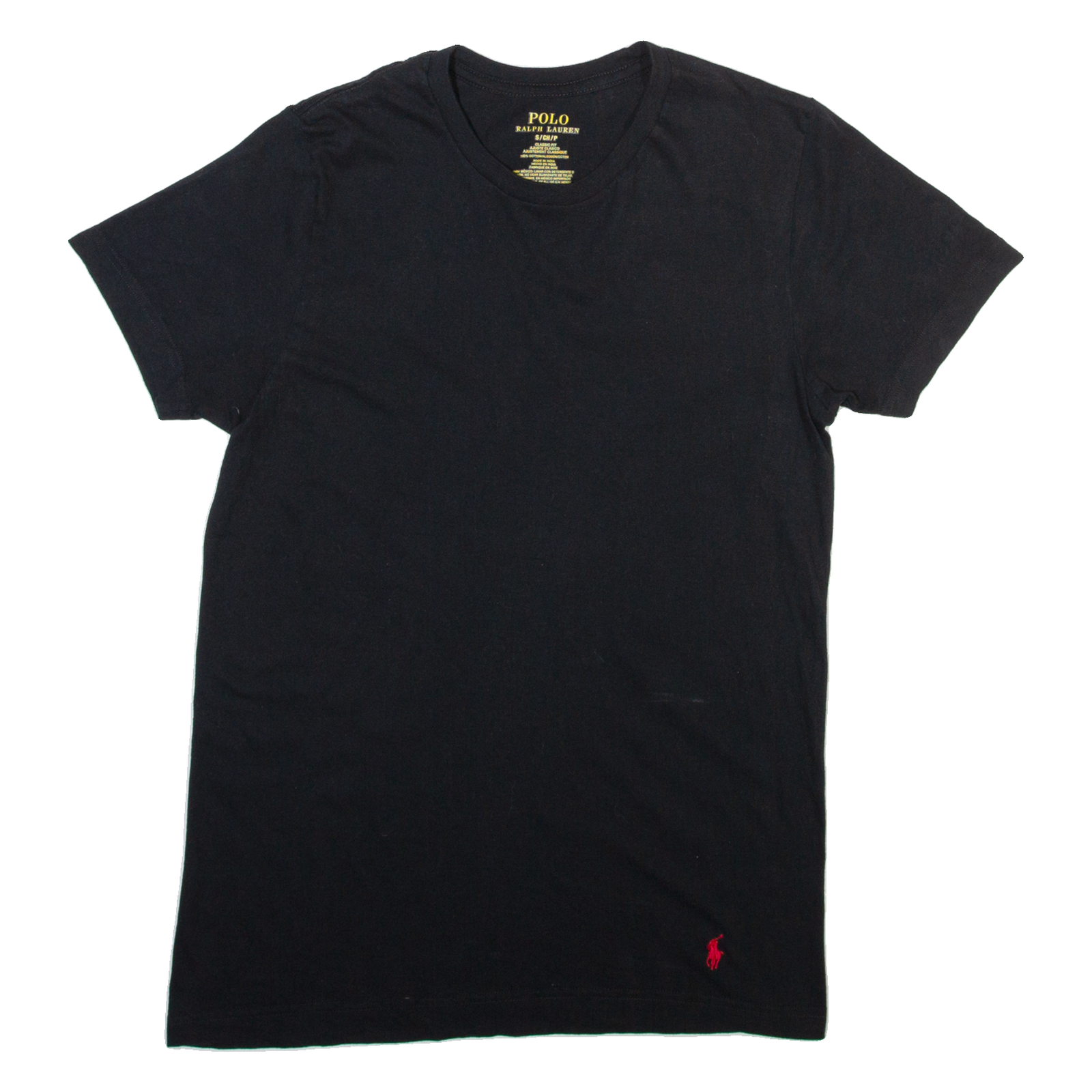 POLO RALPH LAUREN Womens T-Shirt Black S Refurbished - N/A refurbished available on Cerqular