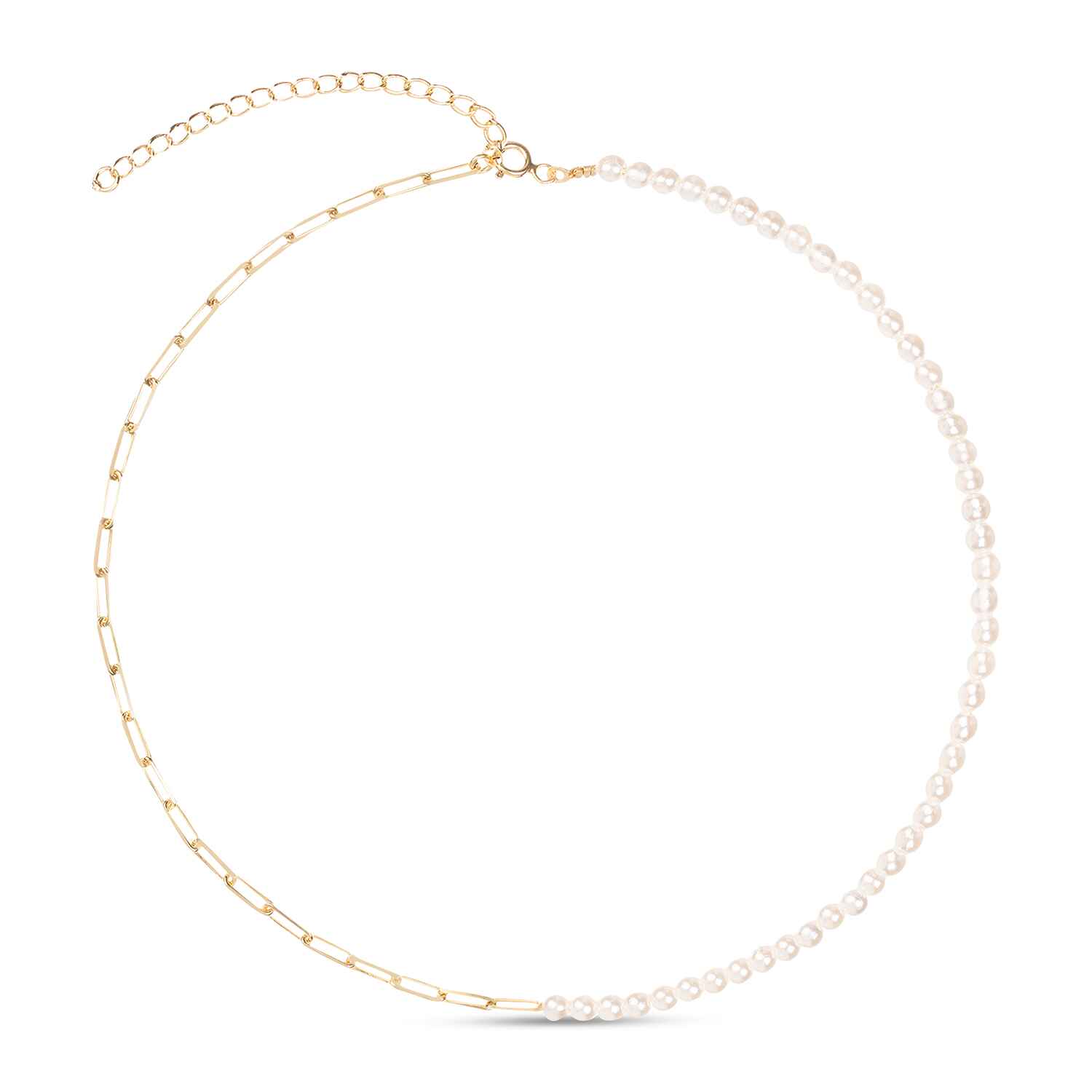 Laura Mixed Gold Chain and Pearl Necklace Refurbished - Amadeus (This could refer to multiple things, such as the 1 refurbished available on Cerqular