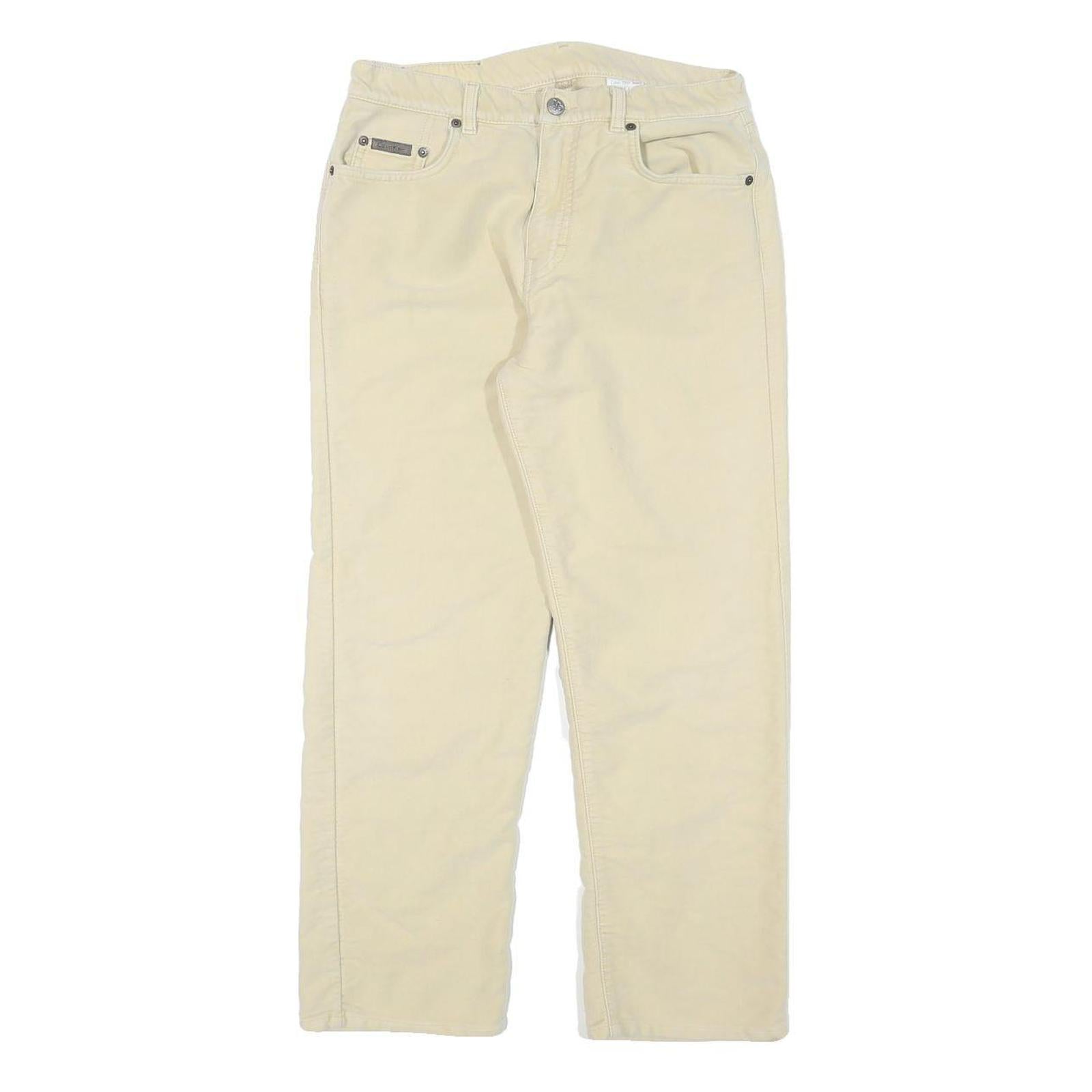 Buy CALVIN KLEIN Womens Cotton Blend Beige Regular Fit Straight Leg Trousers W28 L26 Refurbished - $36.39 CALVIN KLEIN Womens Cotton Blend Beige Regular Fit Straight Leg Trousers W28 L26 Refurbished - N/A refurbished available on Cerqular