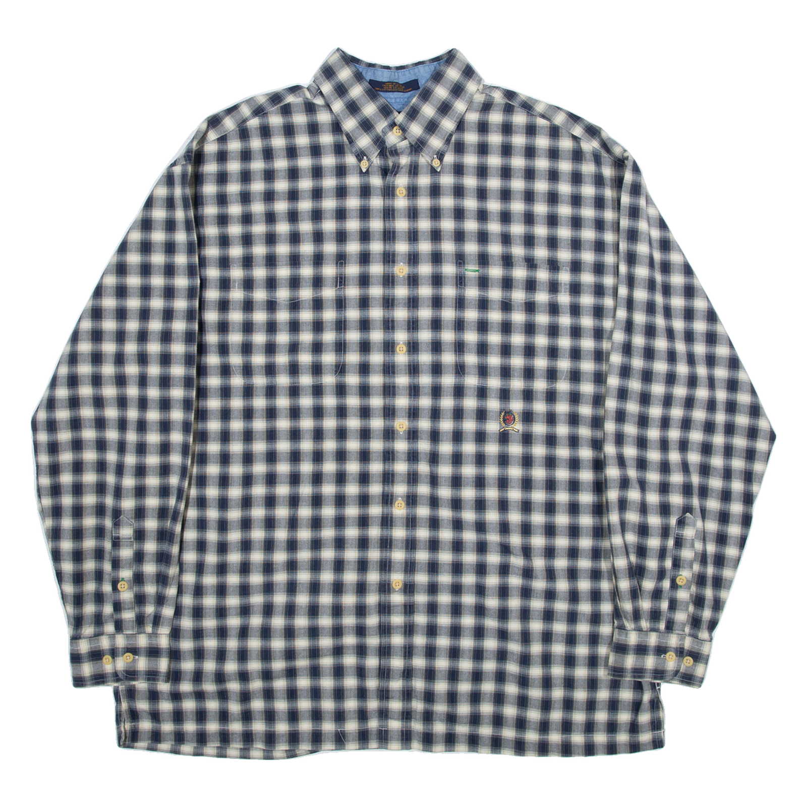 Buy TOMMY HILFIGER Mens Shirt Blue Check Long Sleeve L Refurbished - $28.59 TOMMY HILFIGER Mens Shirt Blue Check Long Sleeve L Refurbished - N/A refurbished available on Cerqular
