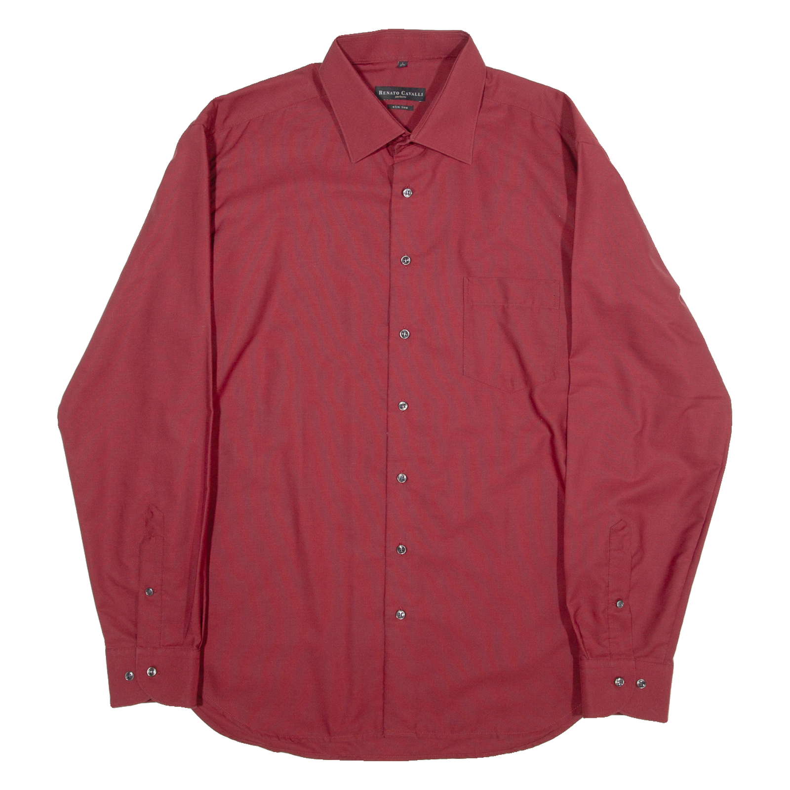 Buy RENATO CAVALLI Perfecto Slim Line Mens Plain Shirt Red Long Sleeve L Refurbished - $10.91 RENATO CAVALLI Perfecto Slim Line Mens Plain Shirt Red Long Sleeve L Refurbished - N/A refurbished available on Cerqular