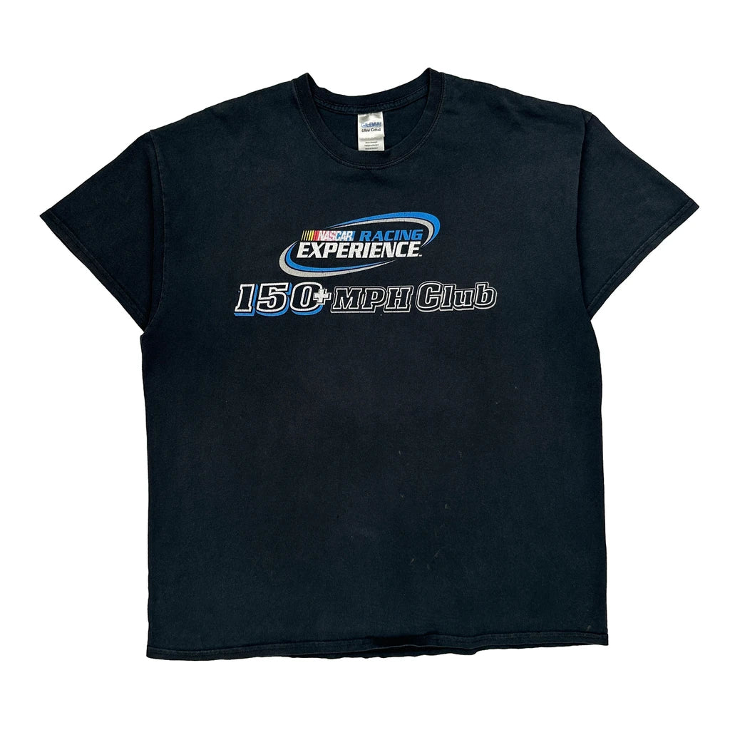 Buy 150+ Mph Club Gildan Nascar T-Shirt - XL Black Cotton Refurbished - $33.49 150+ Mph Club Gildan Nascar T-Shirt - XL Black Cotton Refurbished - Thrifted (note: this is a term often used to describe second- refurbished available on Cerqular