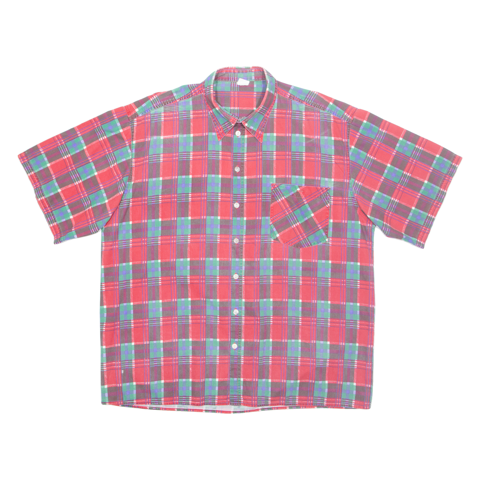 Mens Shirt Red Check XL Refurbished - N/A refurbished available on Cerqular