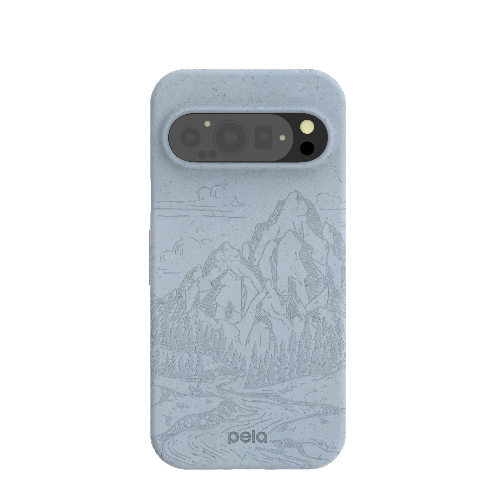 Powder Blue Rockies Google Pixel 9/9 Pro Case Refurbished - Pela Case refurbished available on Cerqular