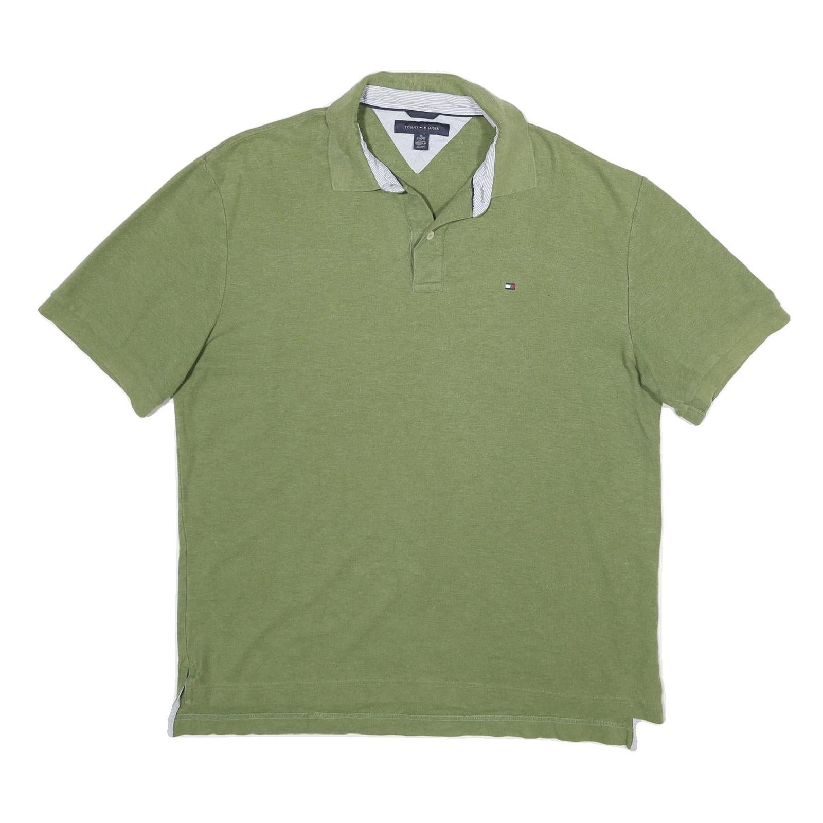Buy TOMMY HILFIGER Mens Green Short Sleeve Plain XL Cotton Polo Shirt Casual Summer Refurbished - $33.79 TOMMY HILFIGER Mens Green Short Sleeve Plain XL Cotton Polo Shirt Casual Summer Refurbished - N/A refurbished available on Cerqular