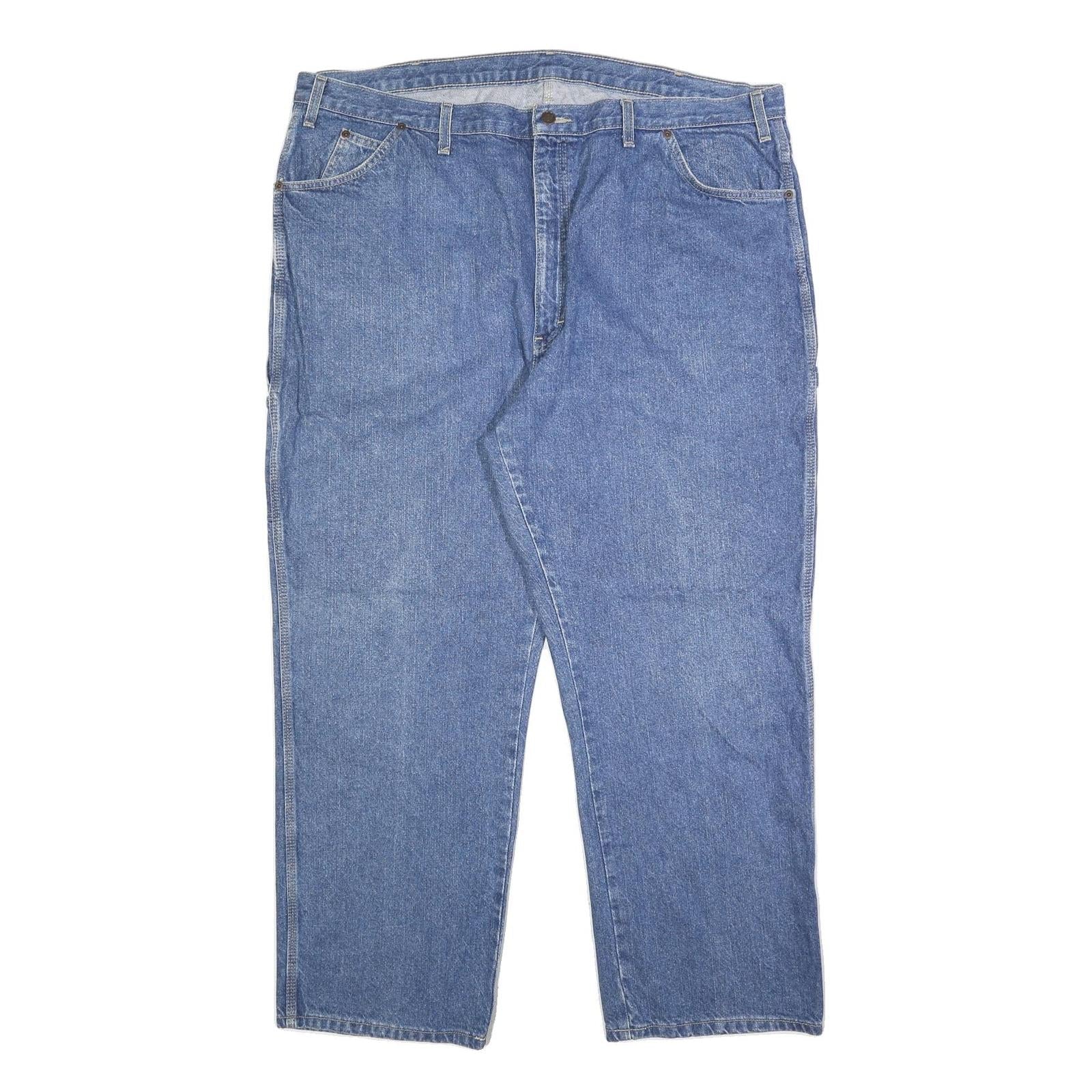 DICKIES Mens Regular Fit Blue Denim Jeans W36 L30 Workwear Carpenter Style Refurbished - N/A refurbished available on Cerqular