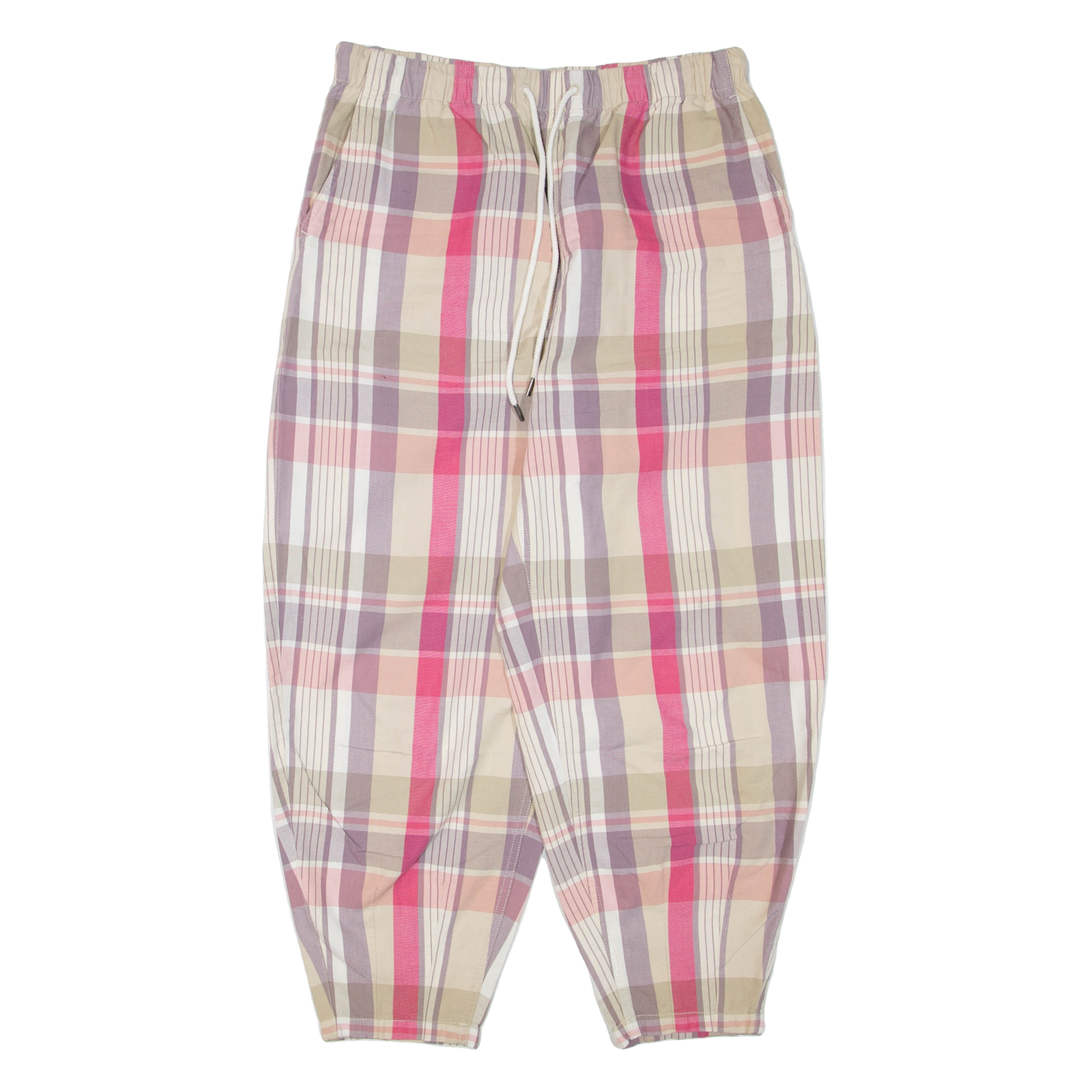 POLO RALPH LAUREN Check Womens Trousers Purple Loose Tapered W32 L25 Refurbished - N/A refurbished available on Cerqular