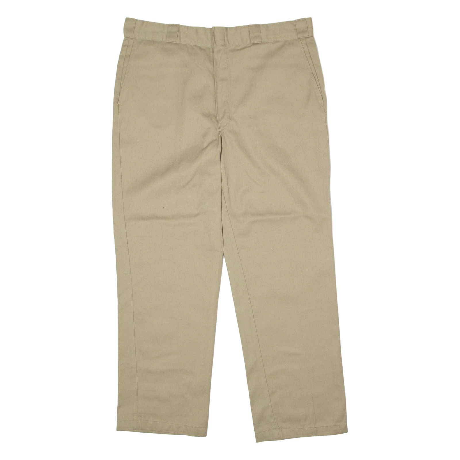 DICKIES Workwear Mens Twill Trousers Beige Regular Straight W38 L30 Refurbished - N/A refurbished available on Cerqular