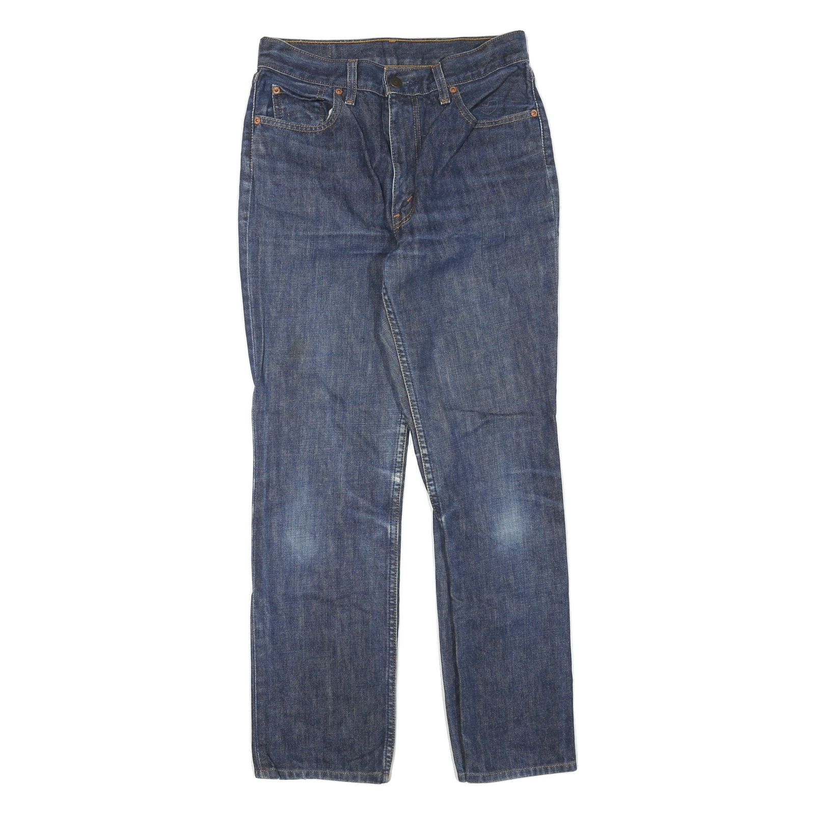 LEVI'S 506 Womens Jeans Blue Regular Straight Denim Medium Wash W28 L29 Refurbished - N/A refurbished available on Cerqular