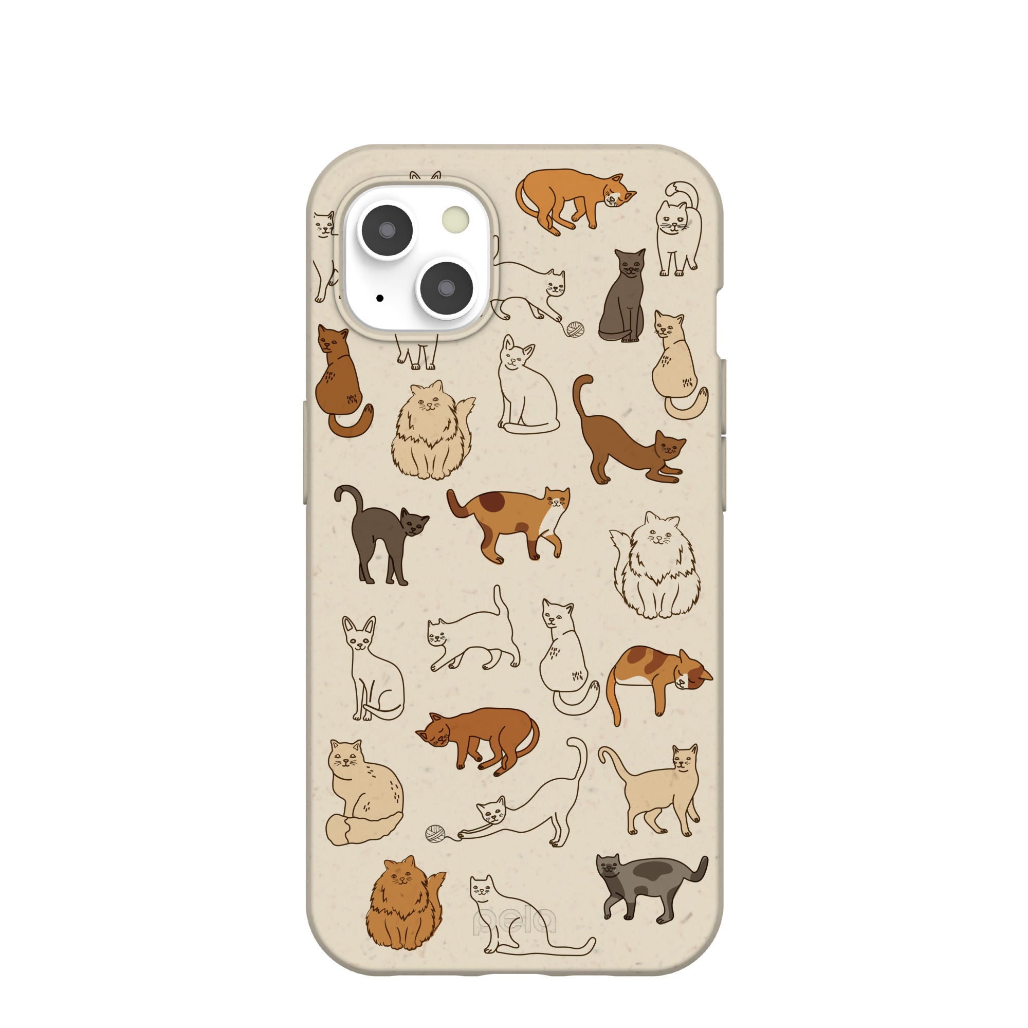 London Fog Kitty Cats iPhone 13 Case Refurbished - Pela Case refurbished available on Cerqular