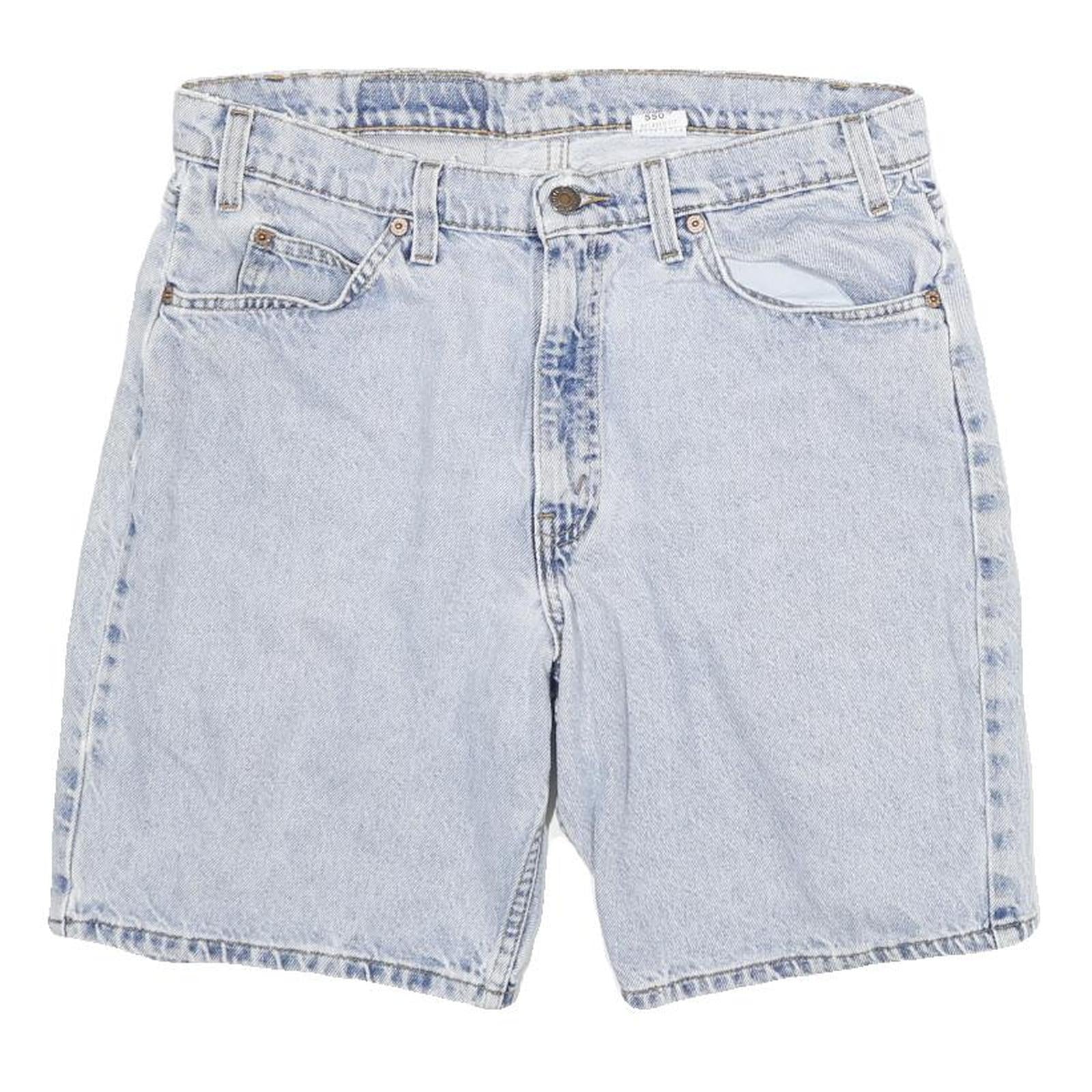 LEVI'S Mens Denim Blue Casual Shorts L W32 Cotton Blend Classic Fit Comfort Refurbished - N/A refurbished available on Cerqular