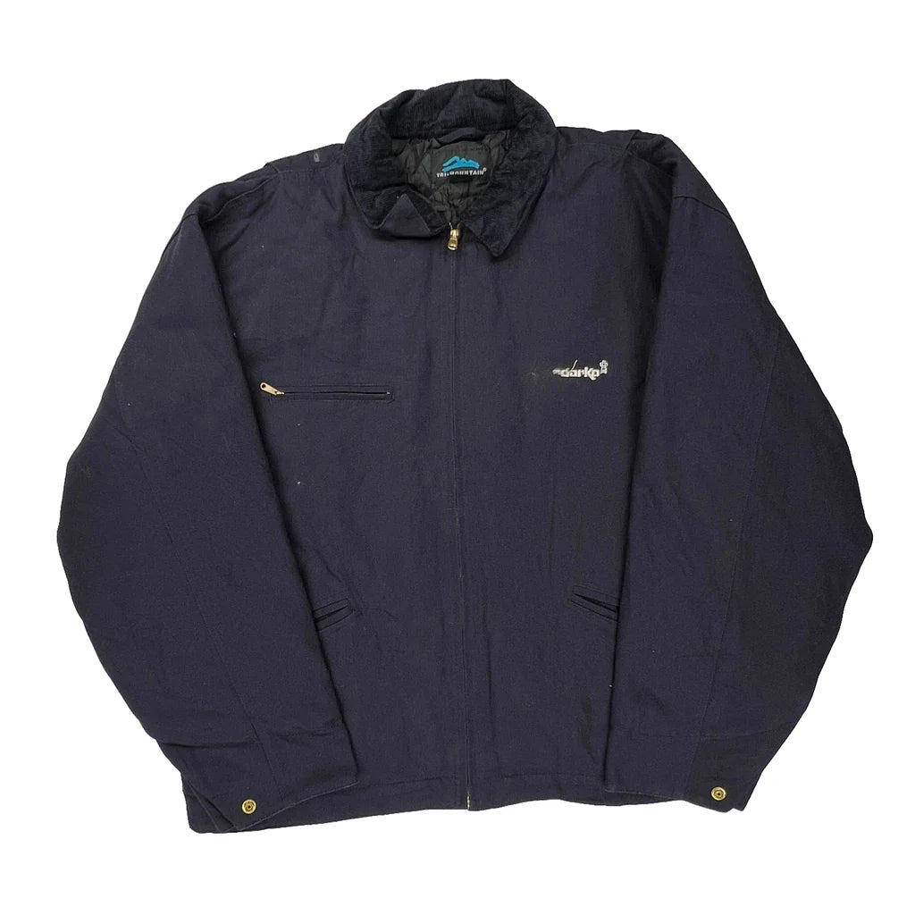 Buy Tri-Mountain Jacket - XL Navy Polyester Refurbished - $93.79 Tri-Mountain Jacket - XL Navy Polyester Refurbished - Thrifted (note: this is a term often used to describe second- refurbished available on Cerqular