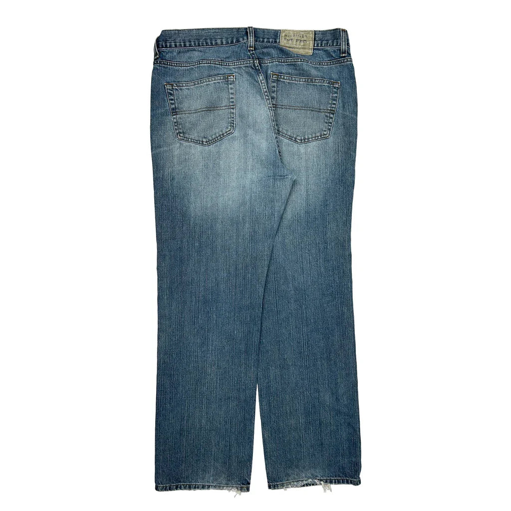 Tommy Hilfiger Jeans - 36W 31L Blue Cotton Refurbished - Thrifted (note: this is a term often used to describe second- refurbished available on Cerqular