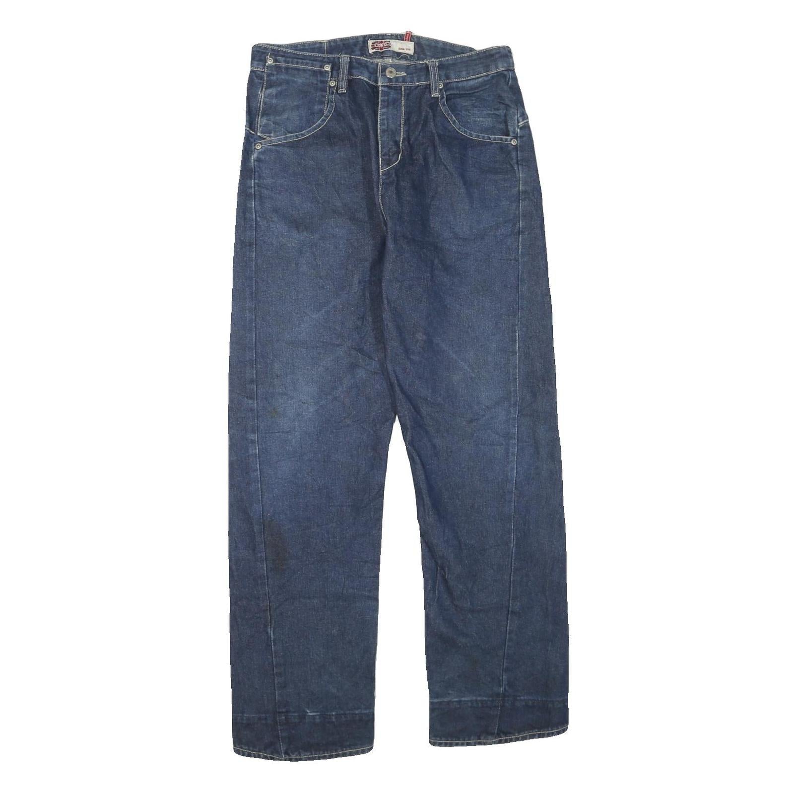 CONYCUNY DENIM Womens Regular Fit Blue Denim Jeans Zip W32 L32 Classic Pocketed Refurbished - N/A refurbished available on Cerqular