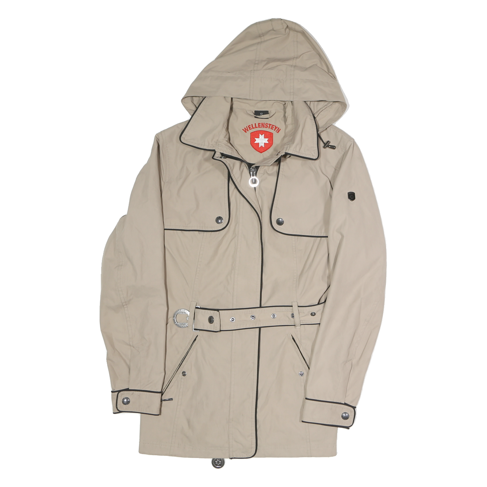 Buy WELLENSTEYN Womens Beige Polyester Hooded Jacket S Zip Belted Plain Casual Refurbished - $67.59 WELLENSTEYN Womens Beige Polyester Hooded Jacket S Zip Belted Plain Casual Refurbished - N/A refurbished available on Cerqular