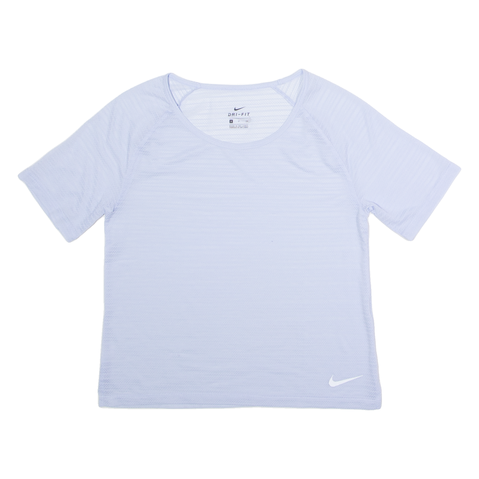 NIKE Womens T-Shirt Blue Crew Neck S Refurbished - N/A refurbished available on Cerqular