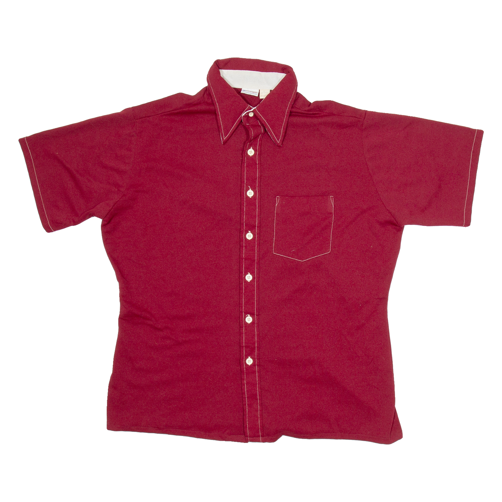 WRANGLER Womens Plain Shirt Red L Refurbished - N/A refurbished available on Cerqular