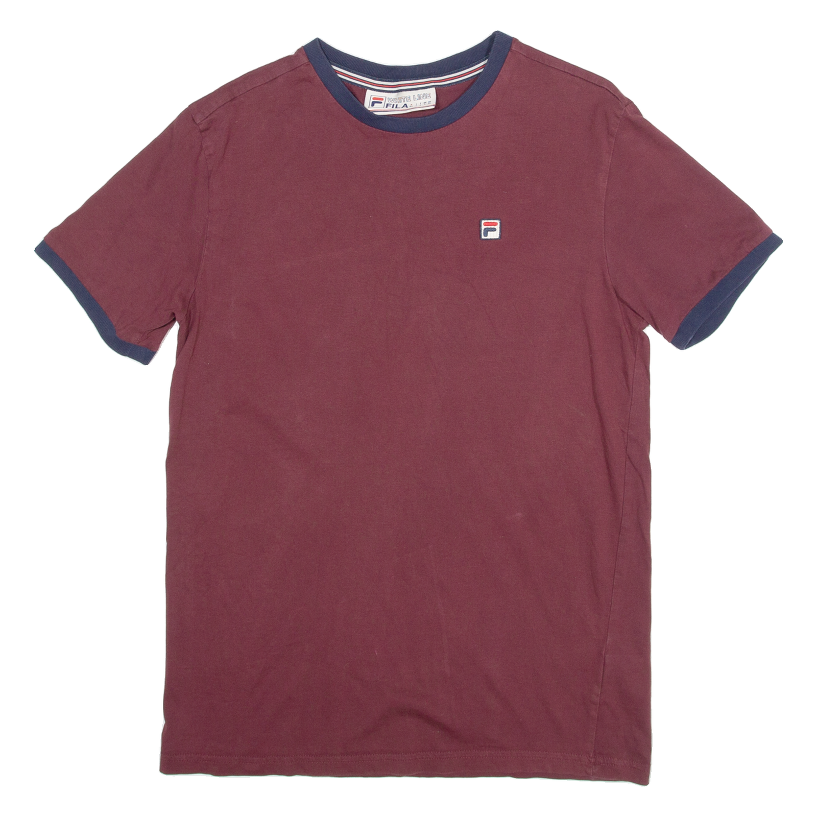 FILA Mens T-Shirt Maroon S Refurbished - N/A refurbished available on Cerqular