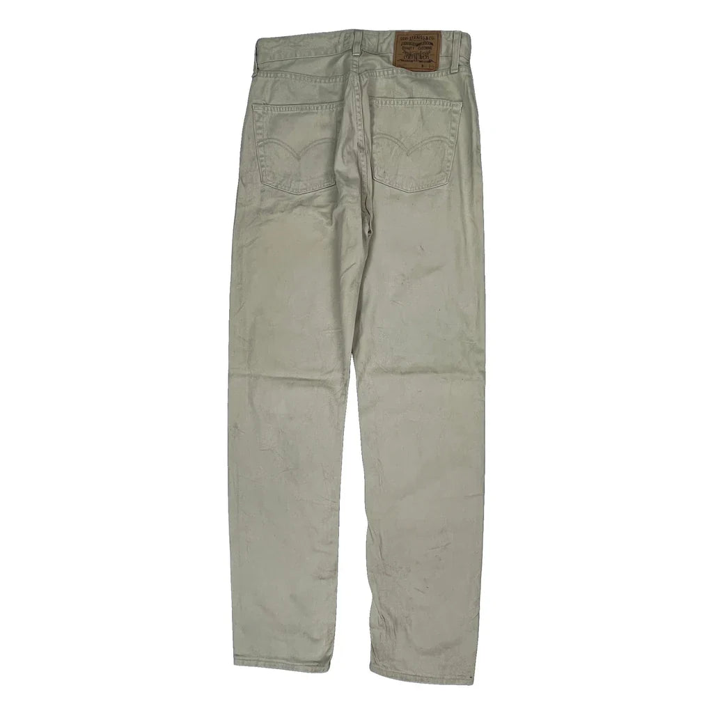 Buy Levis Jeans - 30W 30L Cream Cotton Refurbished - $36.17 Levis Jeans - 30W 30L Cream Cotton Refurbished - Thrifted (note: this is a term often used to describe second- refurbished available on Cerqular