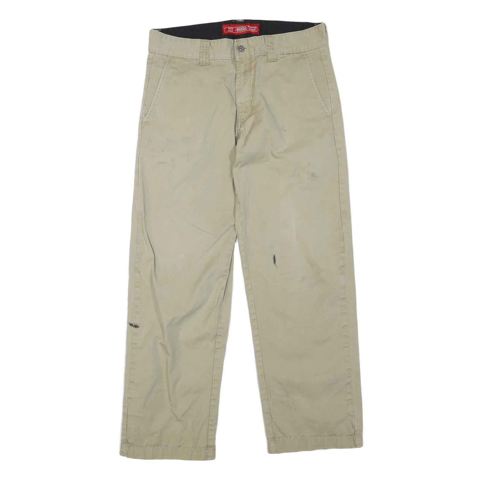 Buy DICKIES Mens Regular Fit Beige Cotton Blend Zip Trousers W32 L30 Workwear Casual Refurbished - $33.79 DICKIES Mens Regular Fit Beige Cotton Blend Zip Trousers W32 L30 Workwear Casual Refurbished - N/A refurbished available on Cerqular