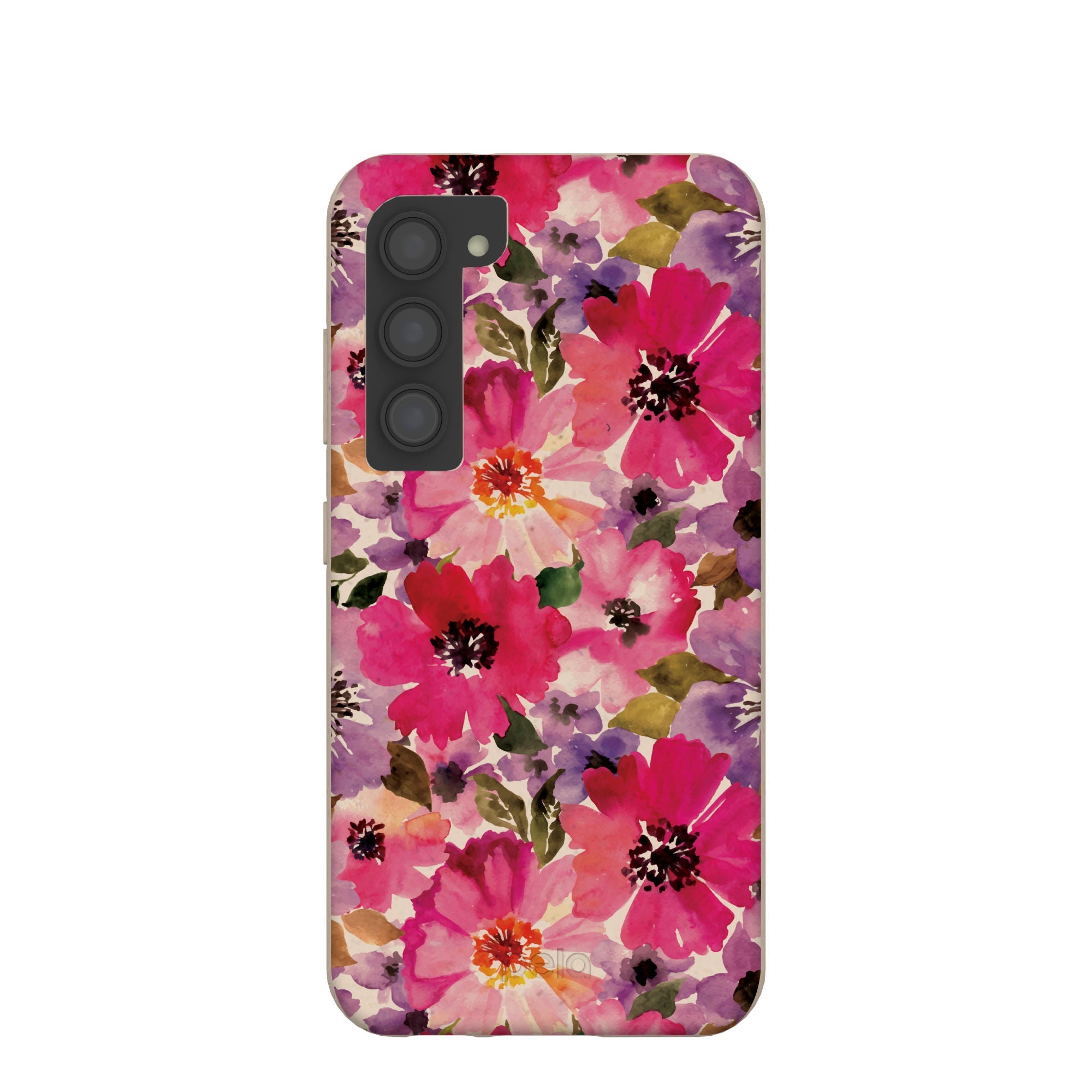 Seashell Painted Petals Samsung Galaxy S23 Case Refurbished - Pela Case refurbished available on Cerqular