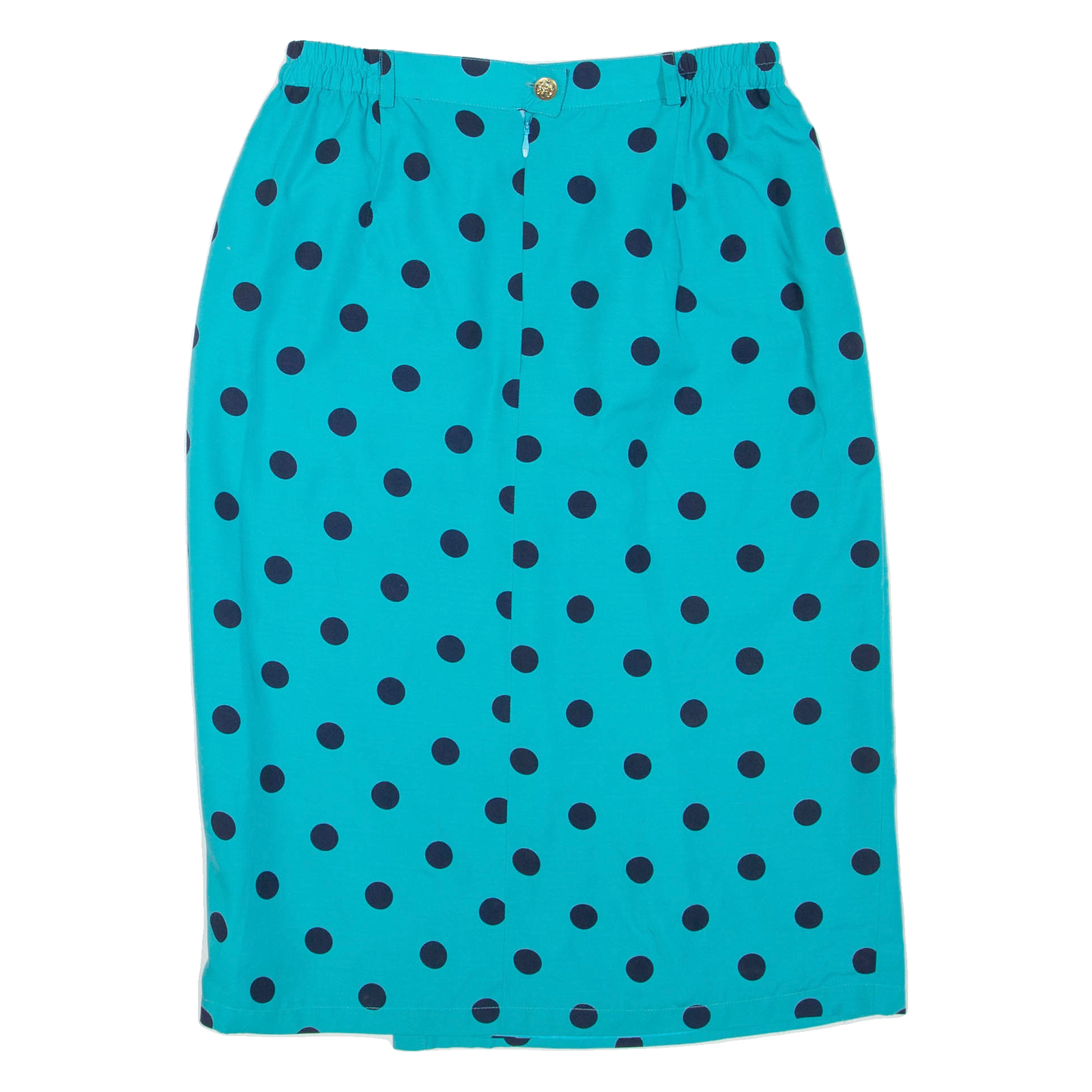 Womens Straight Skirt Blue Knee Length Spotted M Refurbished - N/A refurbished available on Cerqular