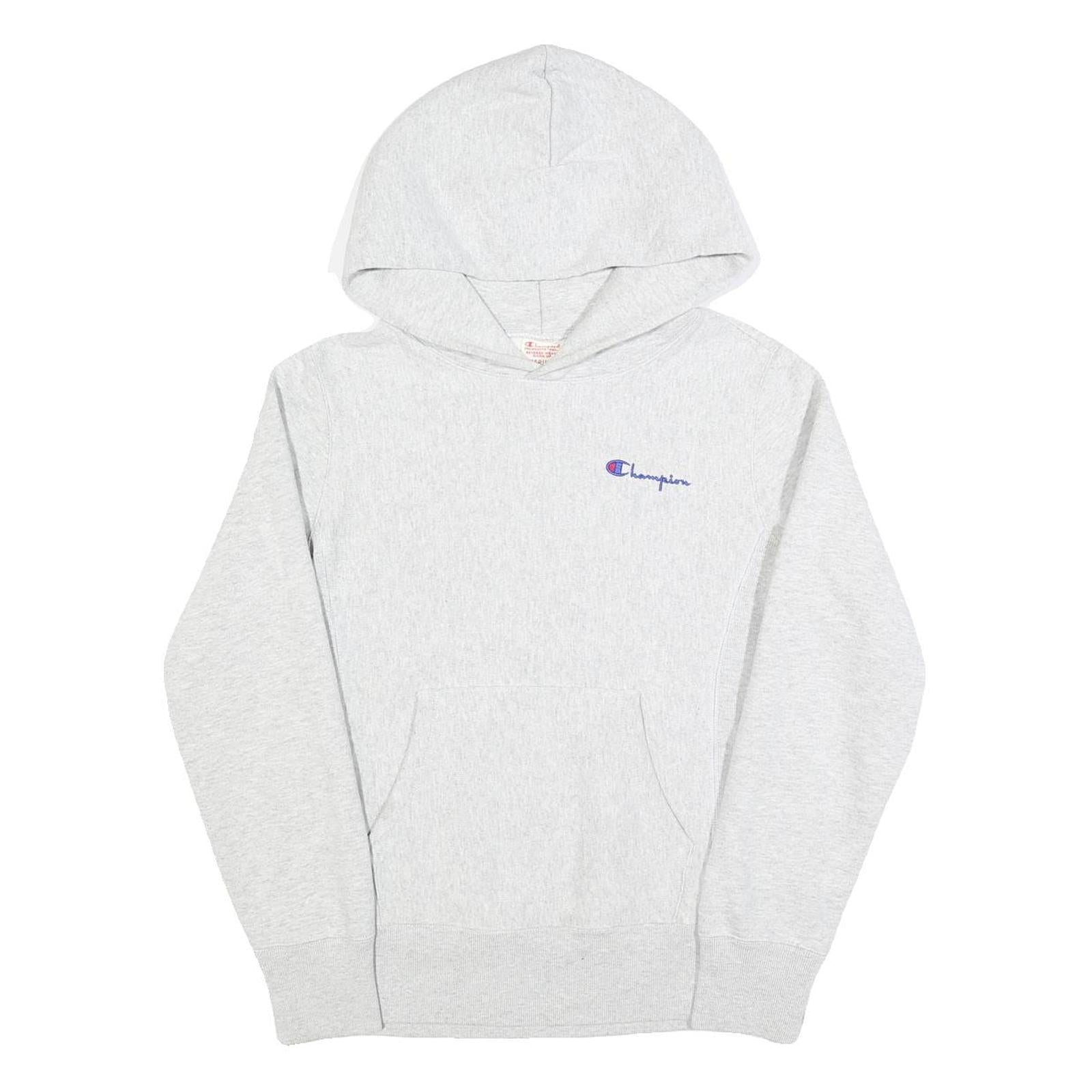 CHAMPION REVERSE WEAVE Womens Grey Hoodie M Cotton Blend Pullover Casual Refurbished - N/A refurbished available on Cerqular
