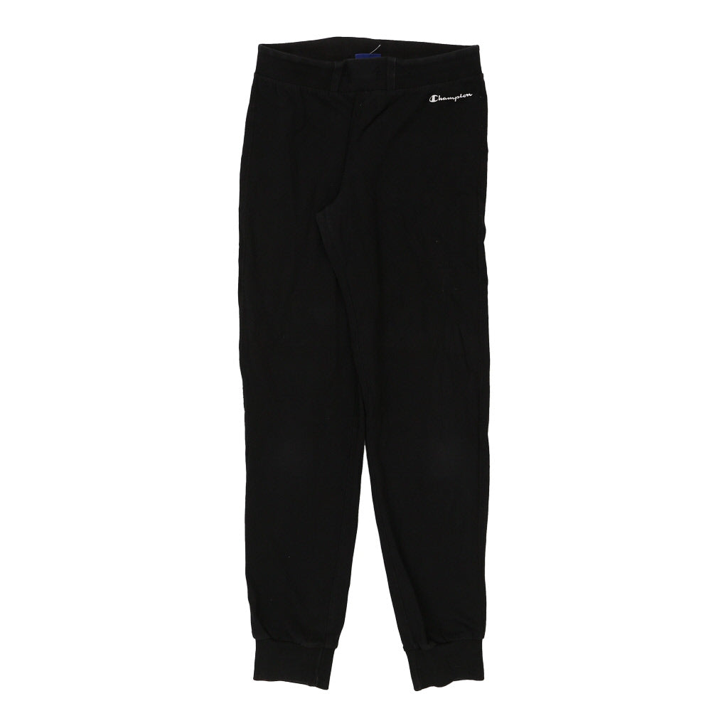 Champion Joggers - XS Black Cotton Refurbished - Thrifted (note: this is a term often used to describe second- refurbished available on Cerqular