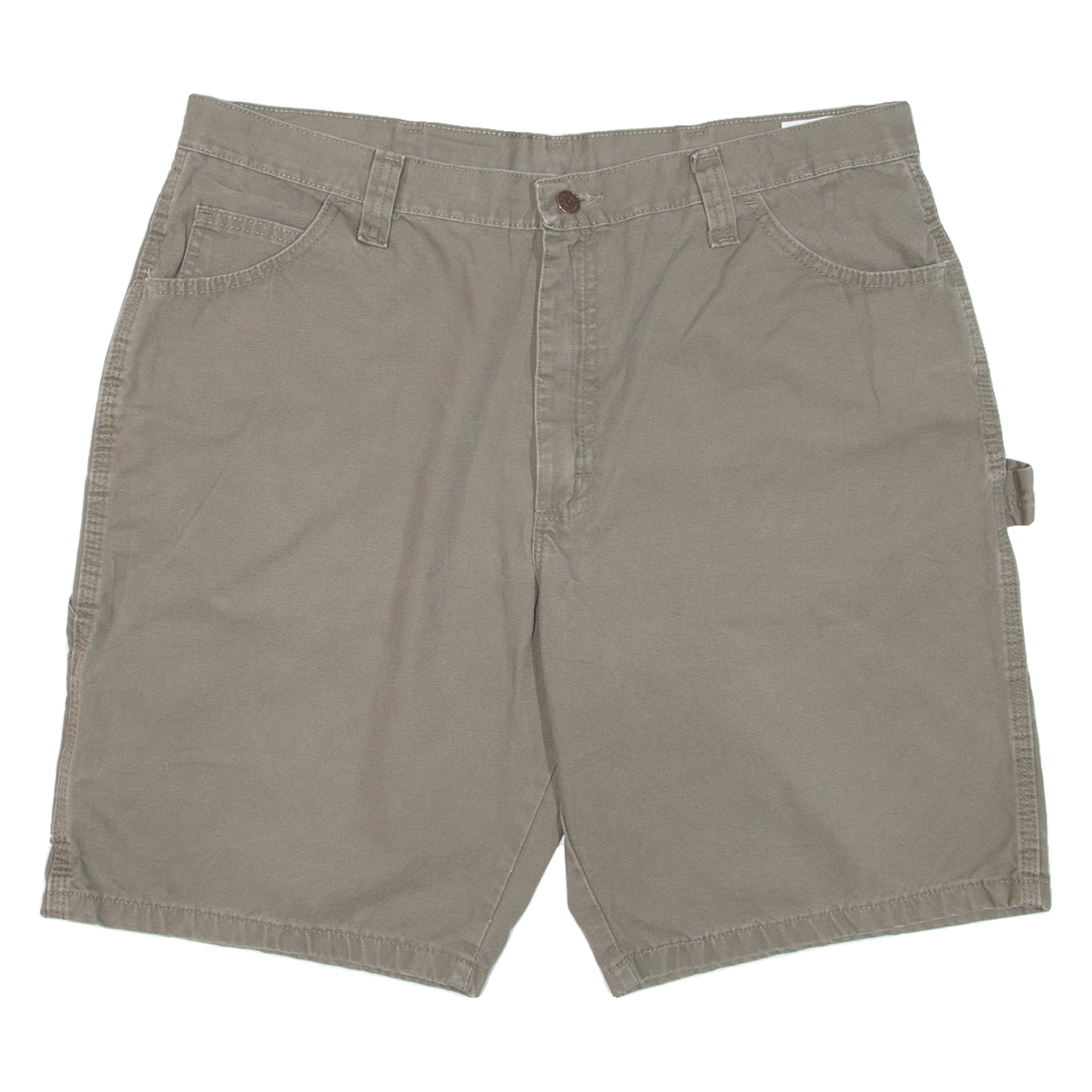 WRANGLER Mens Workwear Shorts Green XL W38 Refurbished - N/A refurbished available on Cerqular