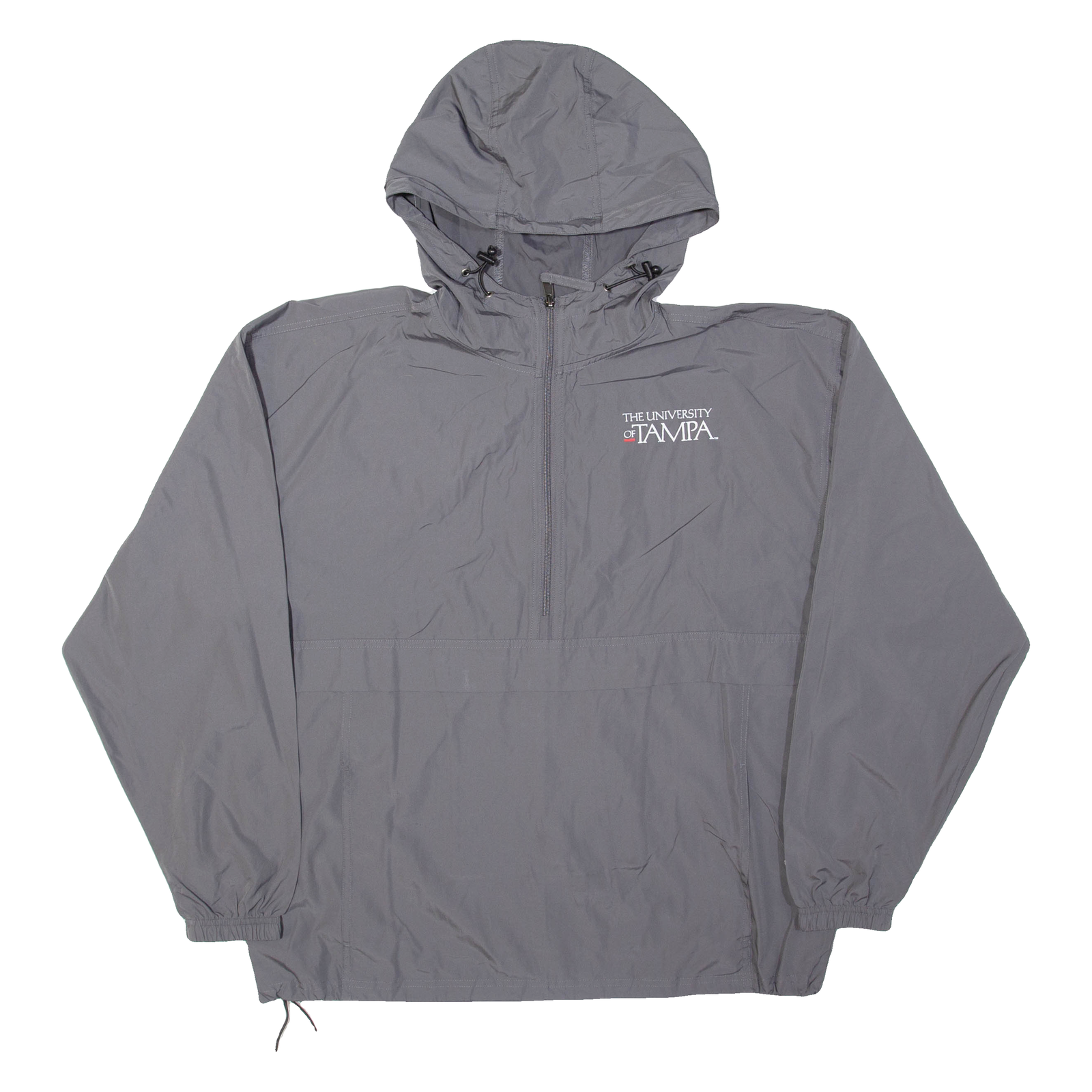 CHAMPION Mens Anorak Jacket Grey USA Hooded L Refurbished - N/A refurbished available on Cerqular