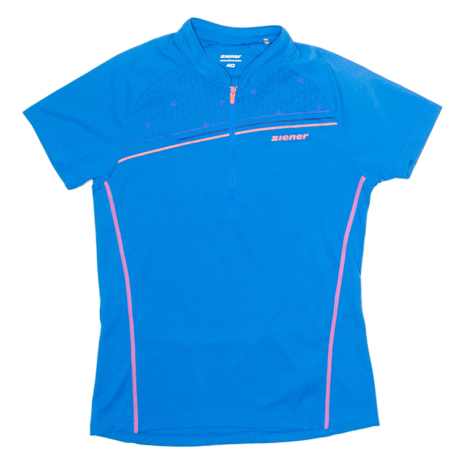 ZIENER Cycling Womens Jersey Blue 1/4 Zip S Refurbished - N/A refurbished available on Cerqular