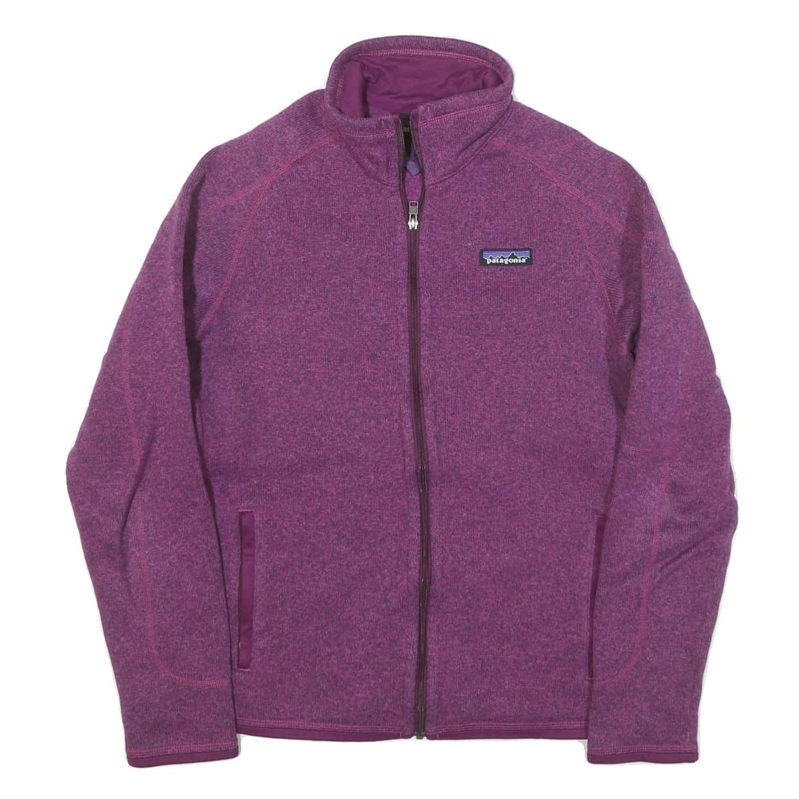 PATAGONIA Womens Purple Zip Jacket XS Polyester Blend Casual Outdoor Warmth Refurbished - N/A refurbished available on Cerqular