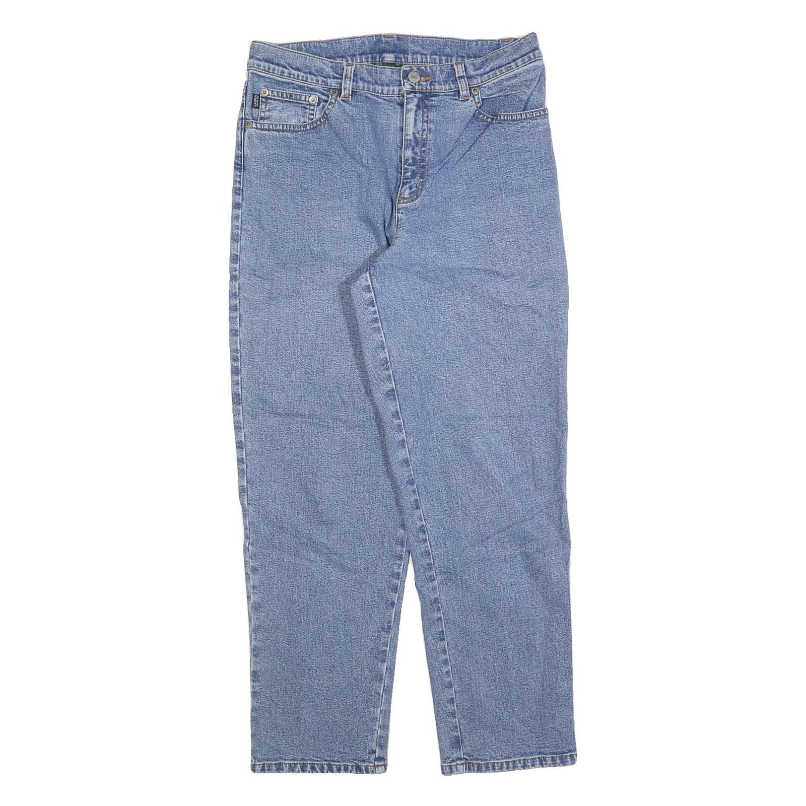 LAUREN RALPH LAUREN Womens Jeans Blue Regular Straight Denim Medium W30 L26 Refurbished - N/A refurbished available on Cerqular