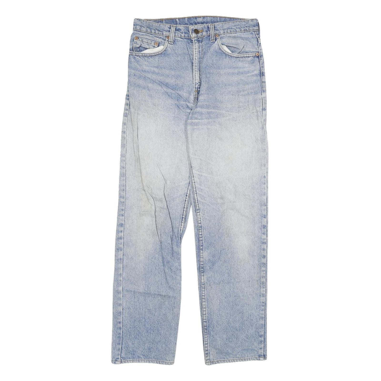LEVI'S Mens Regular Fit Blue Denim Jeans Button W29 L31 Classic Straight Refurbished - N/A refurbished available on Cerqular