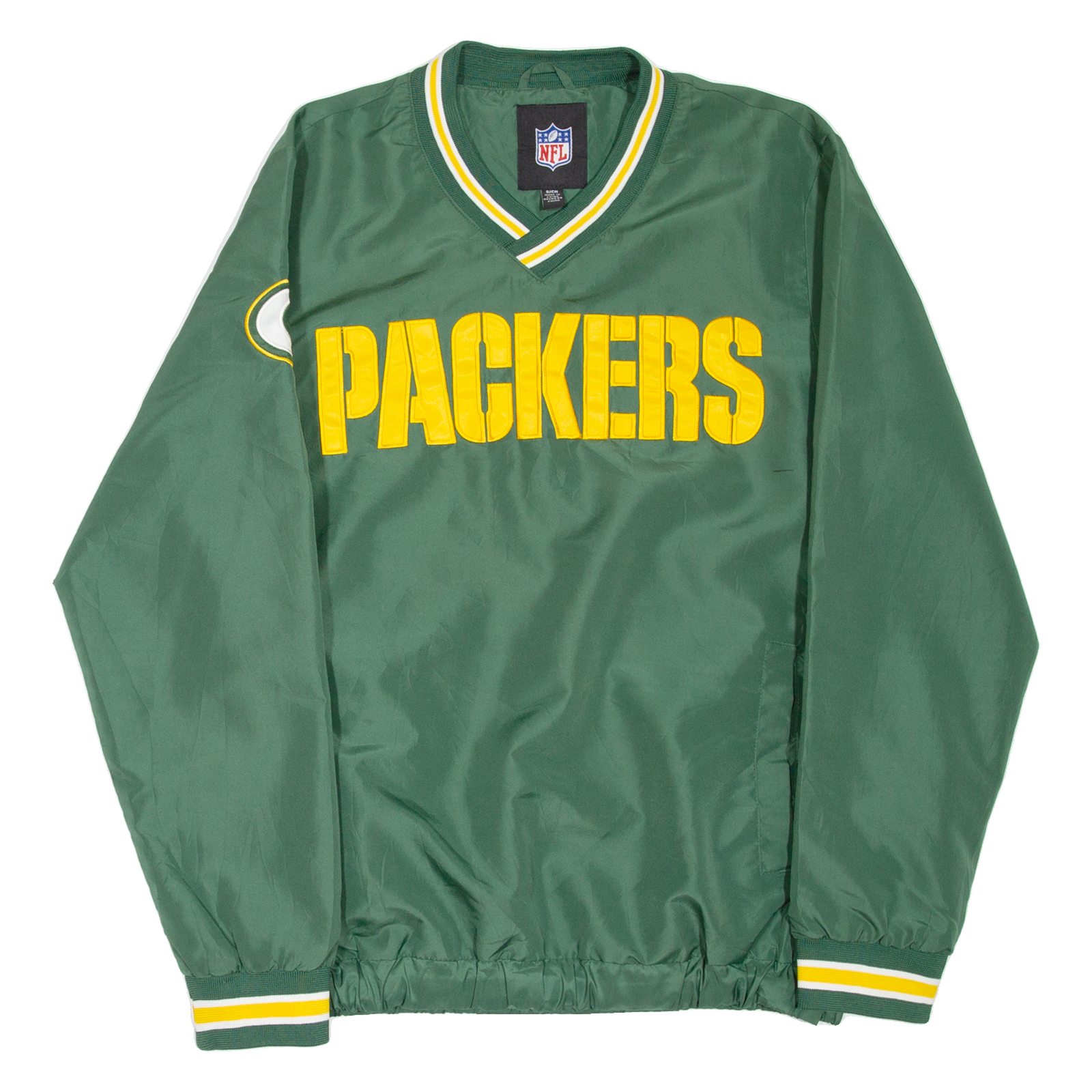NFL Green Bay Packers Training Mens Sweatshirt Green V-Neck USA S Refurbished - N/A refurbished available on Cerqular