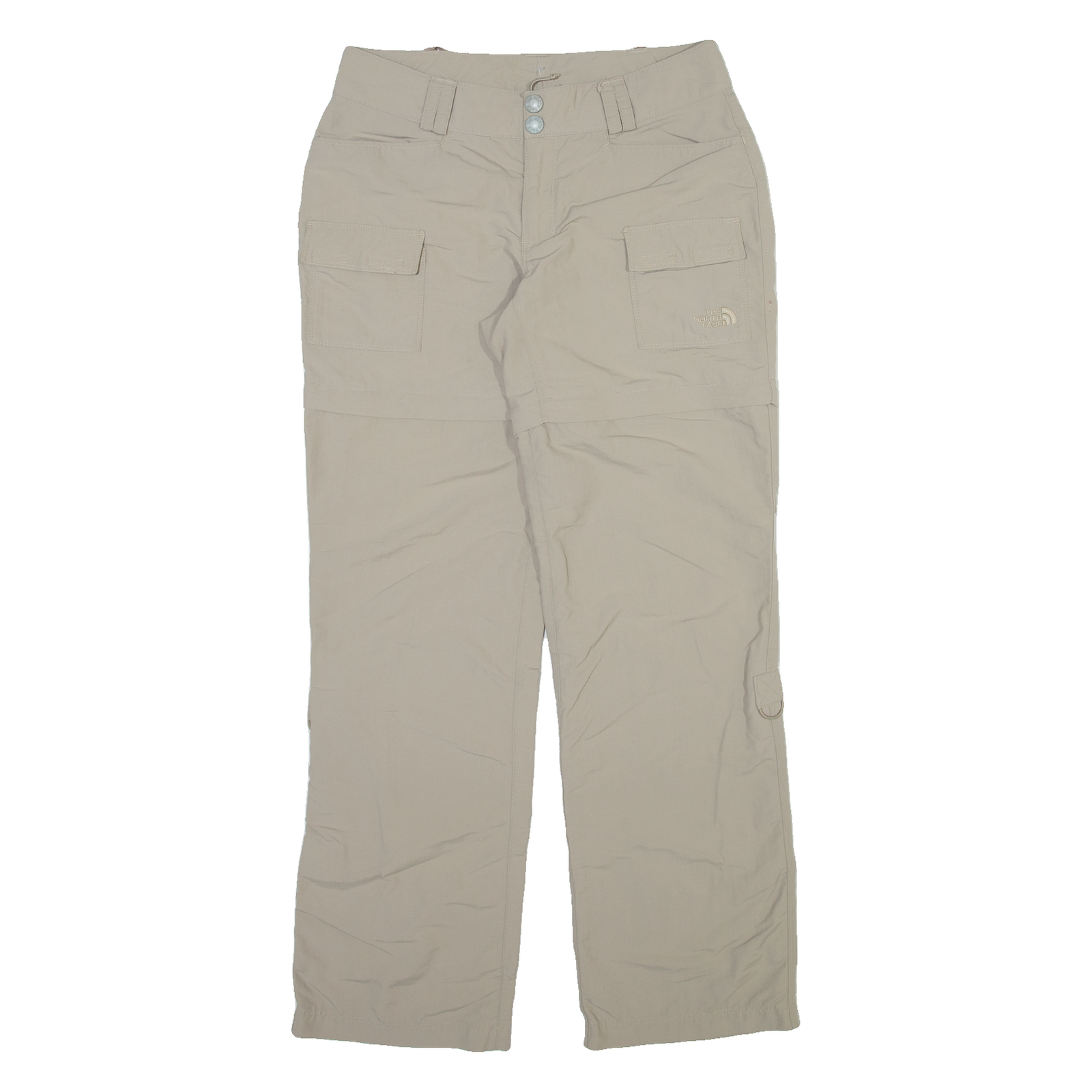 THE NORTH FACE Detachable Legs Womens Trousers Beige Straight Nylon W28 L30 Refurbished - N/A refurbished available on Cerqular