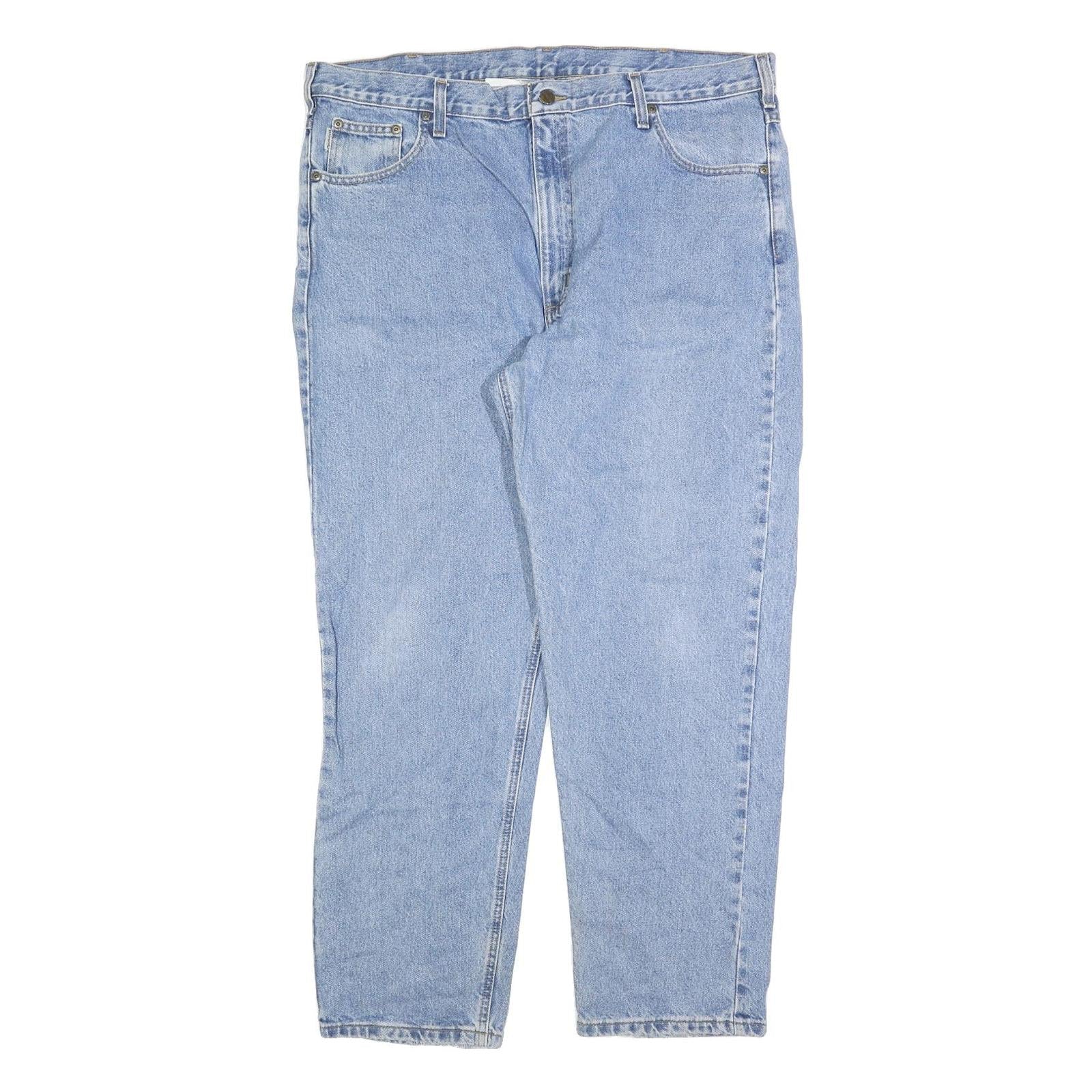 CARHARTT Mens Jeans Blue Regular Straight Denim Medium W40 L30 Classic Style Refurbished - N/A refurbished available on Cerqular