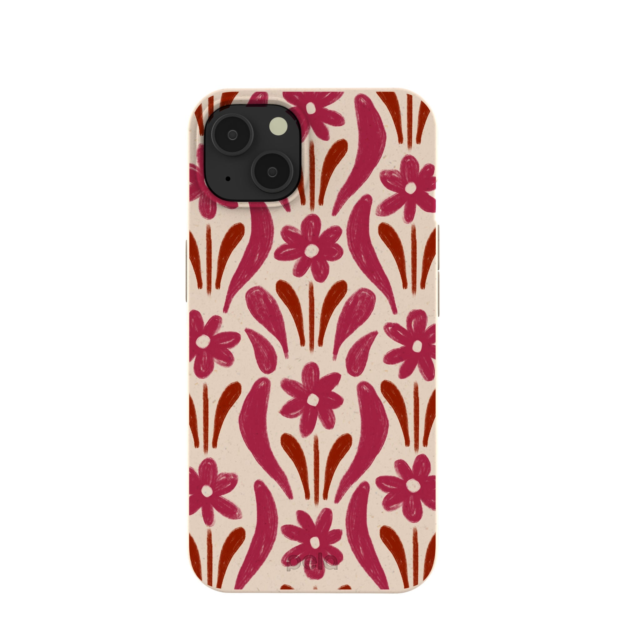 Seashell Flower Stack iPhone 13 Case Refurbished - Pela Case refurbished available on Cerqular