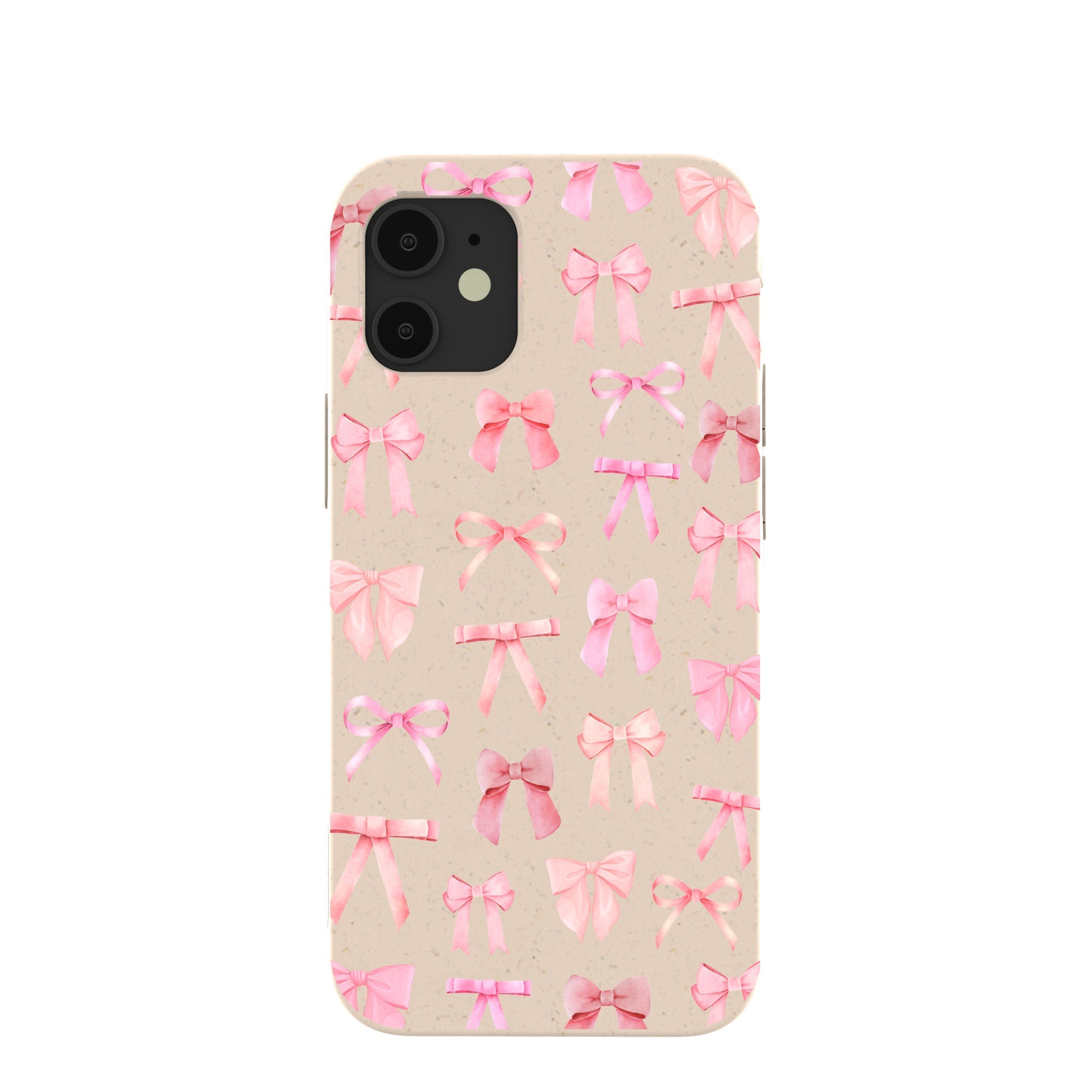 Seashell Rosy Bows iPhone 12 Mini Case Refurbished - Pela Case refurbished available on Cerqular