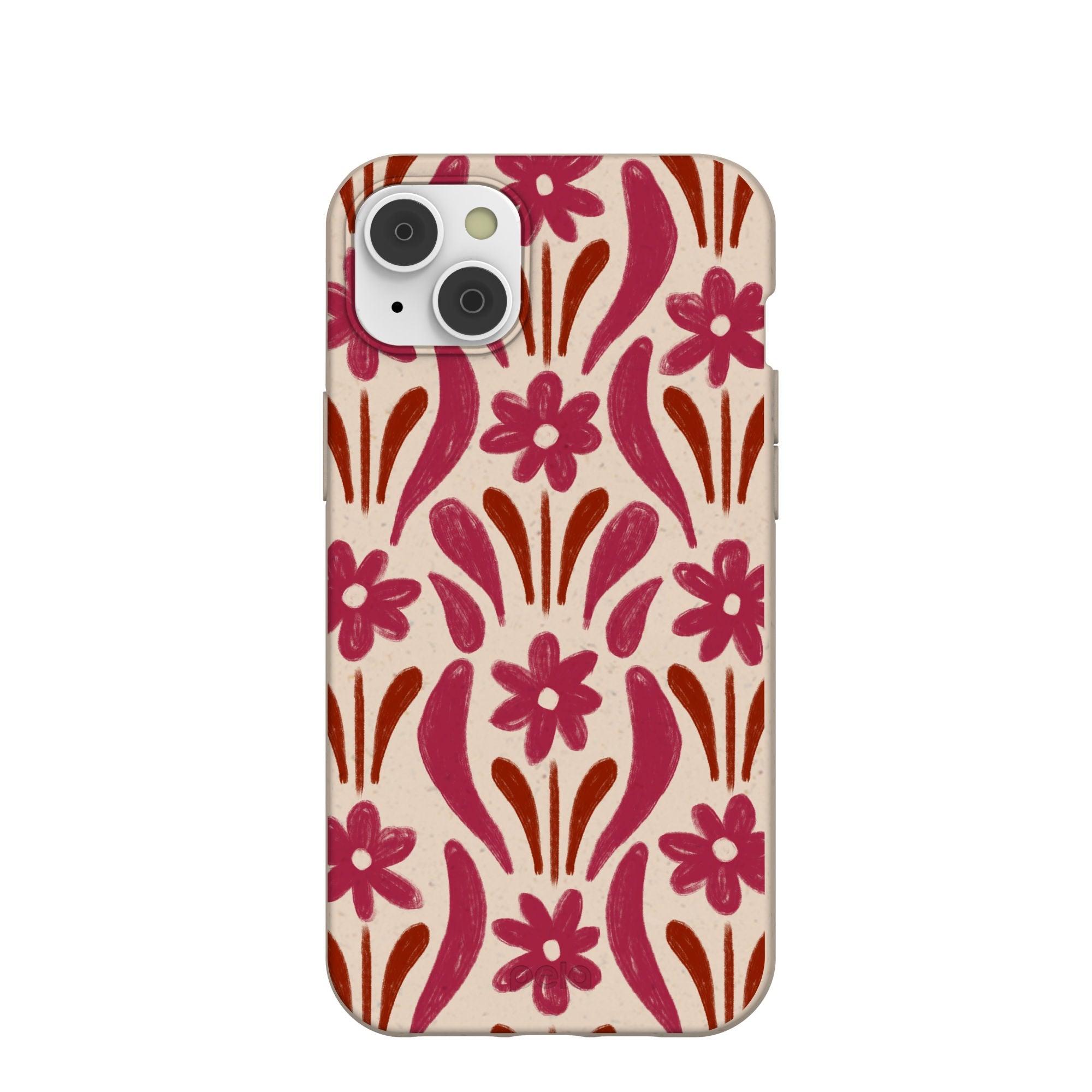 Seashell Flower Stack iPhone 14 Plus Case Refurbished - Pela Case refurbished available on Cerqular