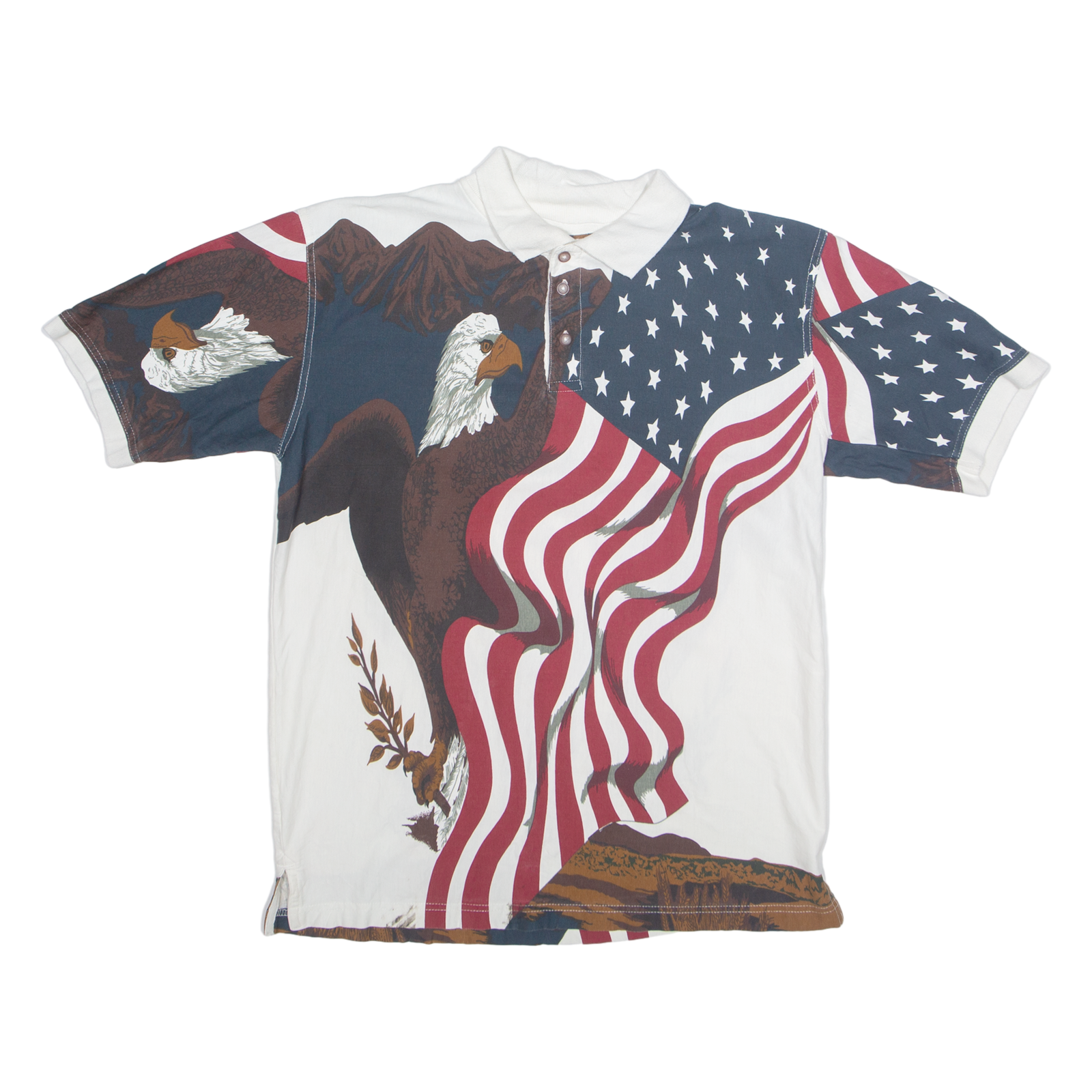 AMERICAN SUMMER USA Mens Polo Shirt White M Refurbished - N/A refurbished available on Cerqular