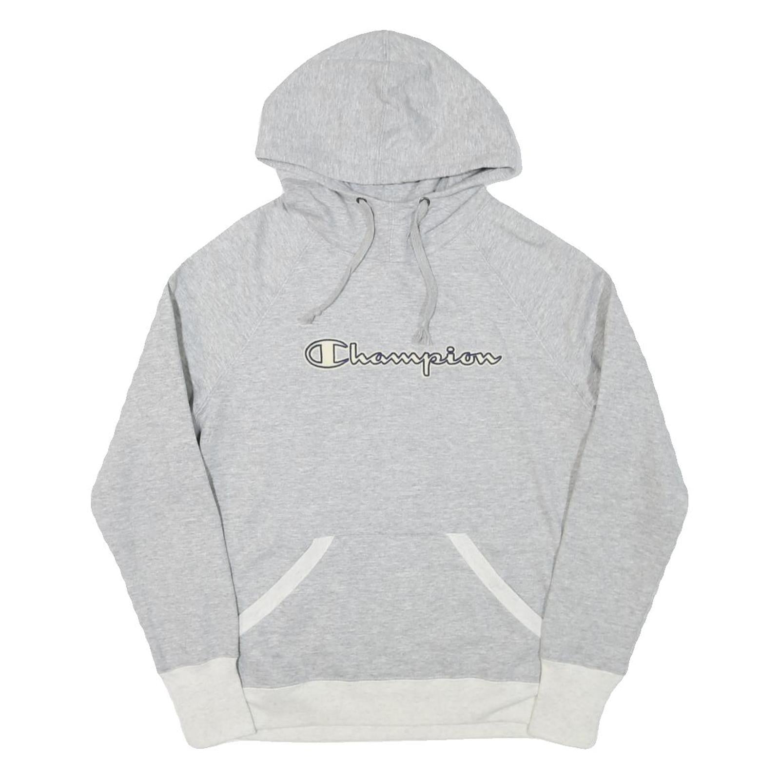 CHAMPION Womens Grey Pullover Hoodie S Cotton Blend Refurbished - N/A refurbished available on Cerqular